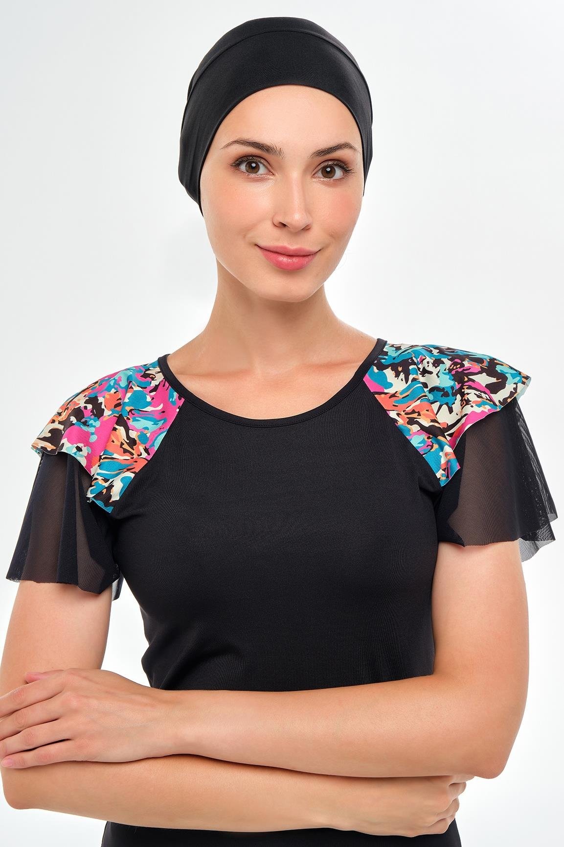 Isabel Kısa Kollu Tesettür Mayo 2604