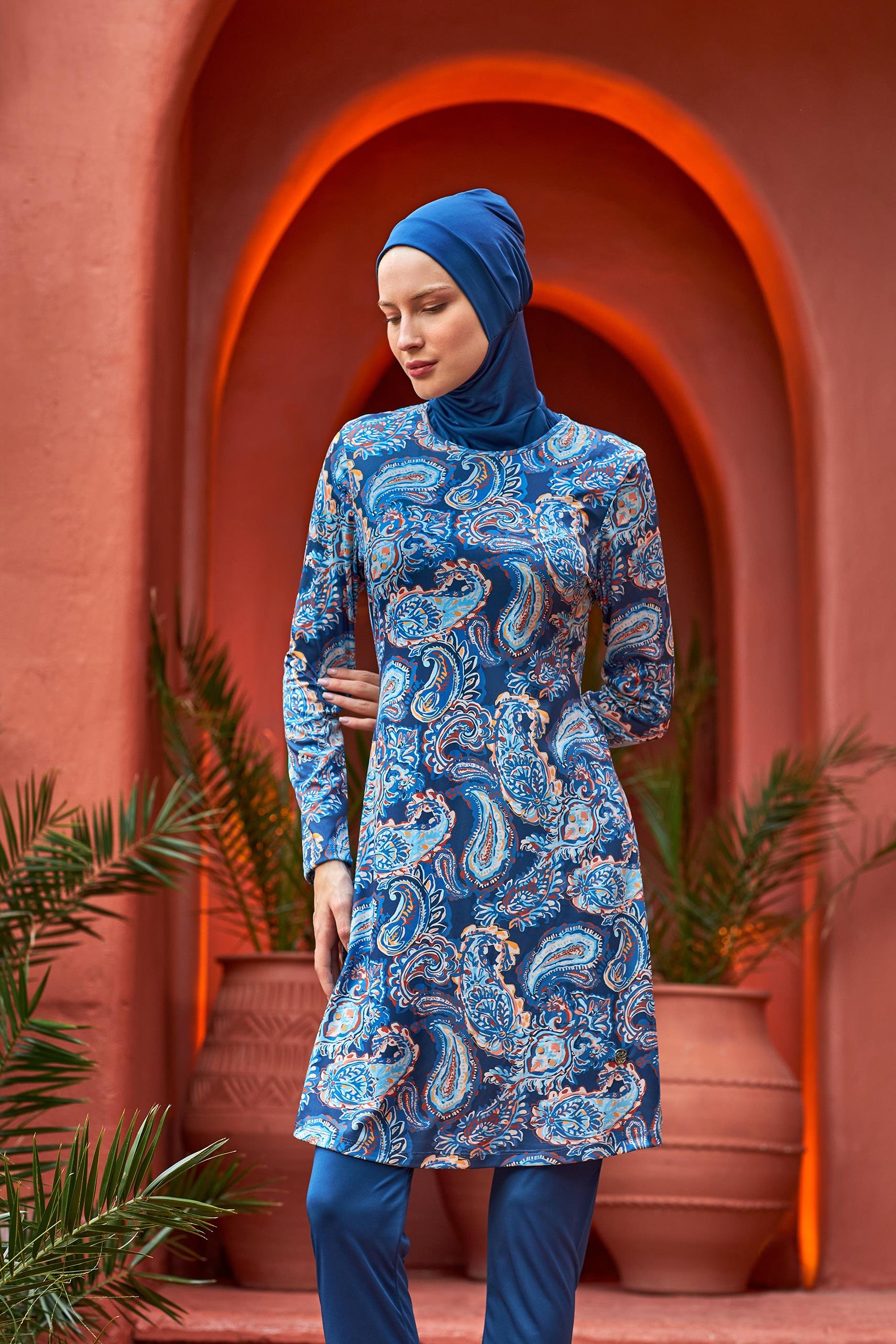 Iris Long Sleeve Hijab Swimsuit 3110