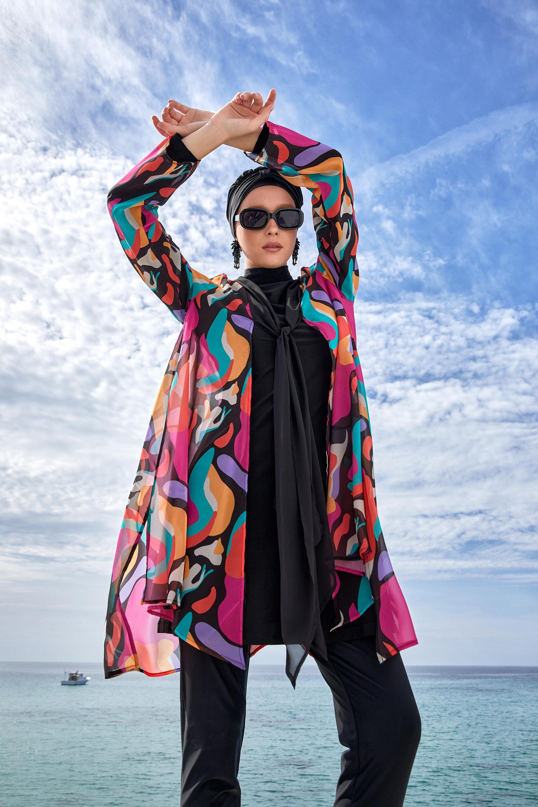 Yumı Uzun Kollu Tesettür Mayo 1134