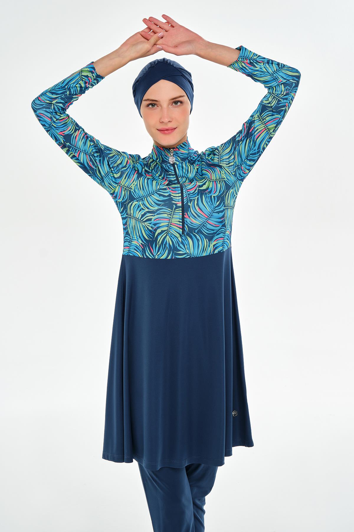 Romy Long Sleeve Hijab Swimsuit 3115