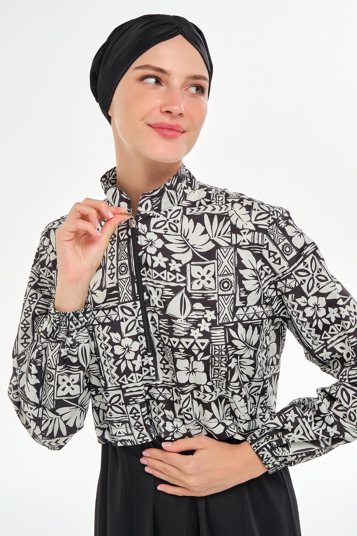 Penelope Uzun Kollu Tesettür Mayo 3402