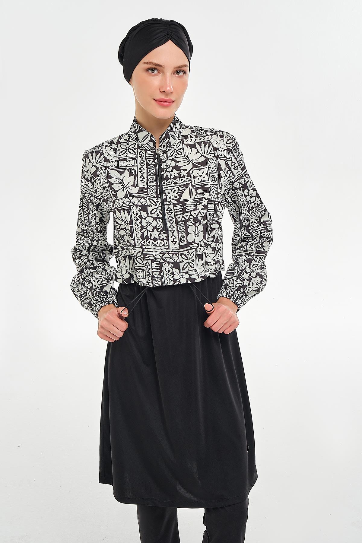 Penelope Uzun Kollu Tesettür Mayo 3402