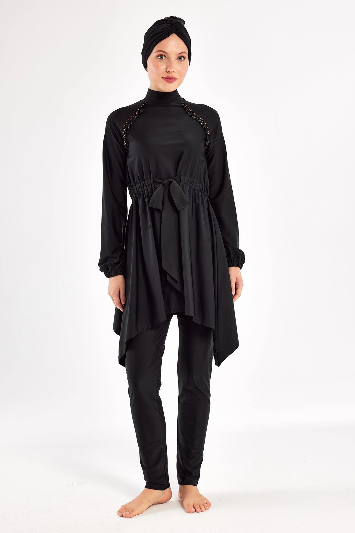 Belında Uzun Kollu Tesettür Mayo 1124