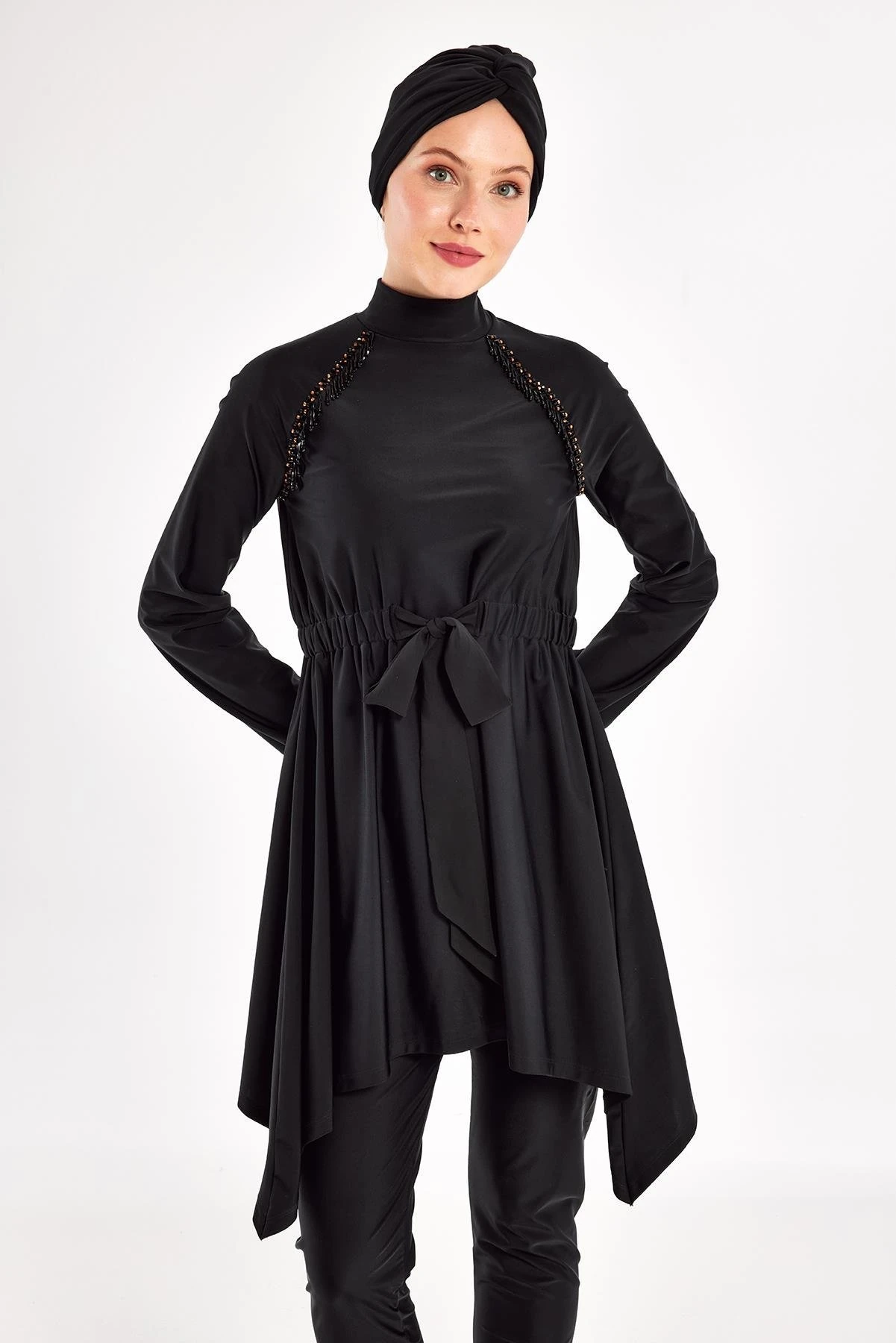 Belında Uzun Kollu Tesettür Mayo 1124