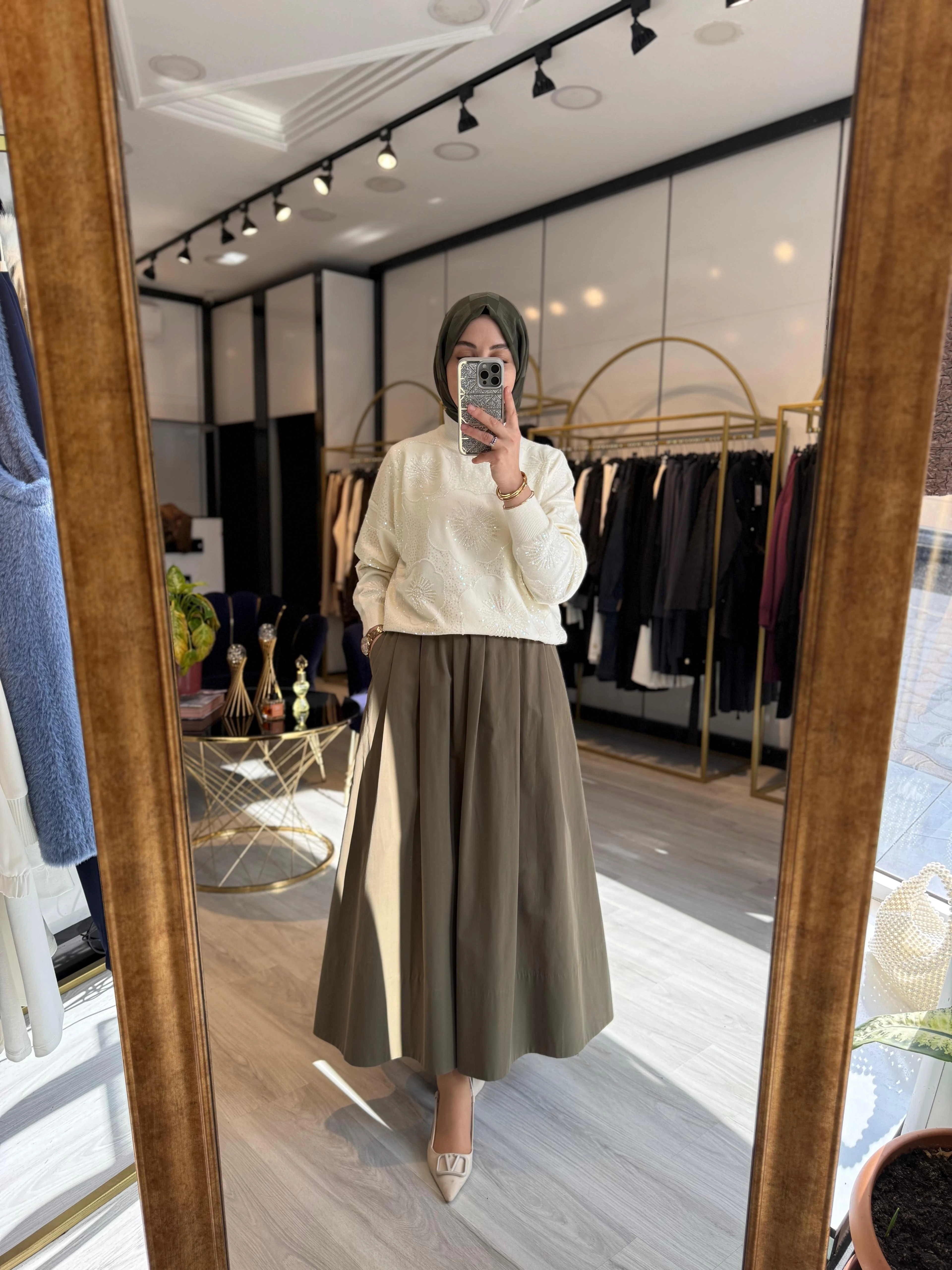 Paraşüt Etek - Haki