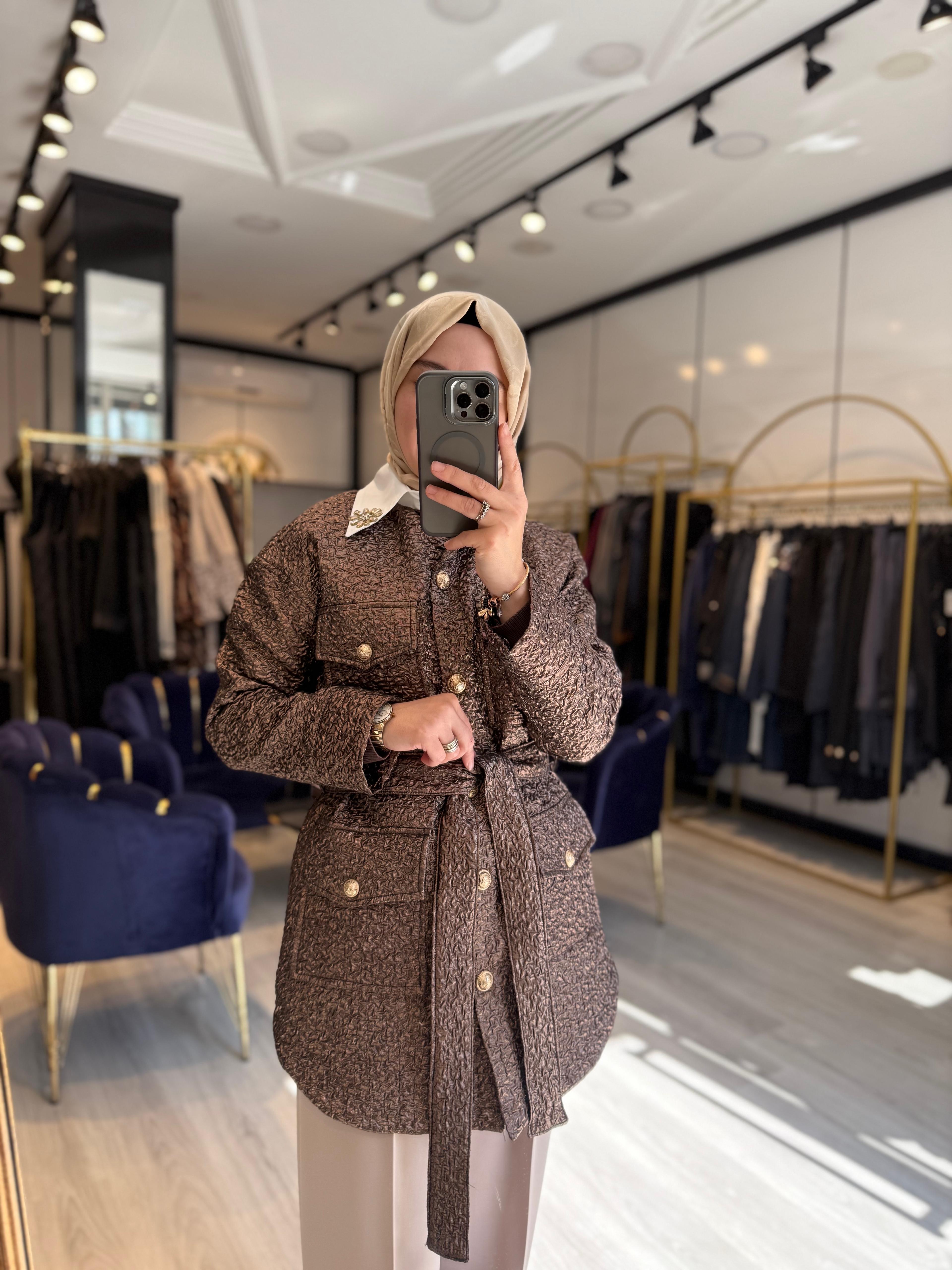 Brokar Şık Ceket - Kahve