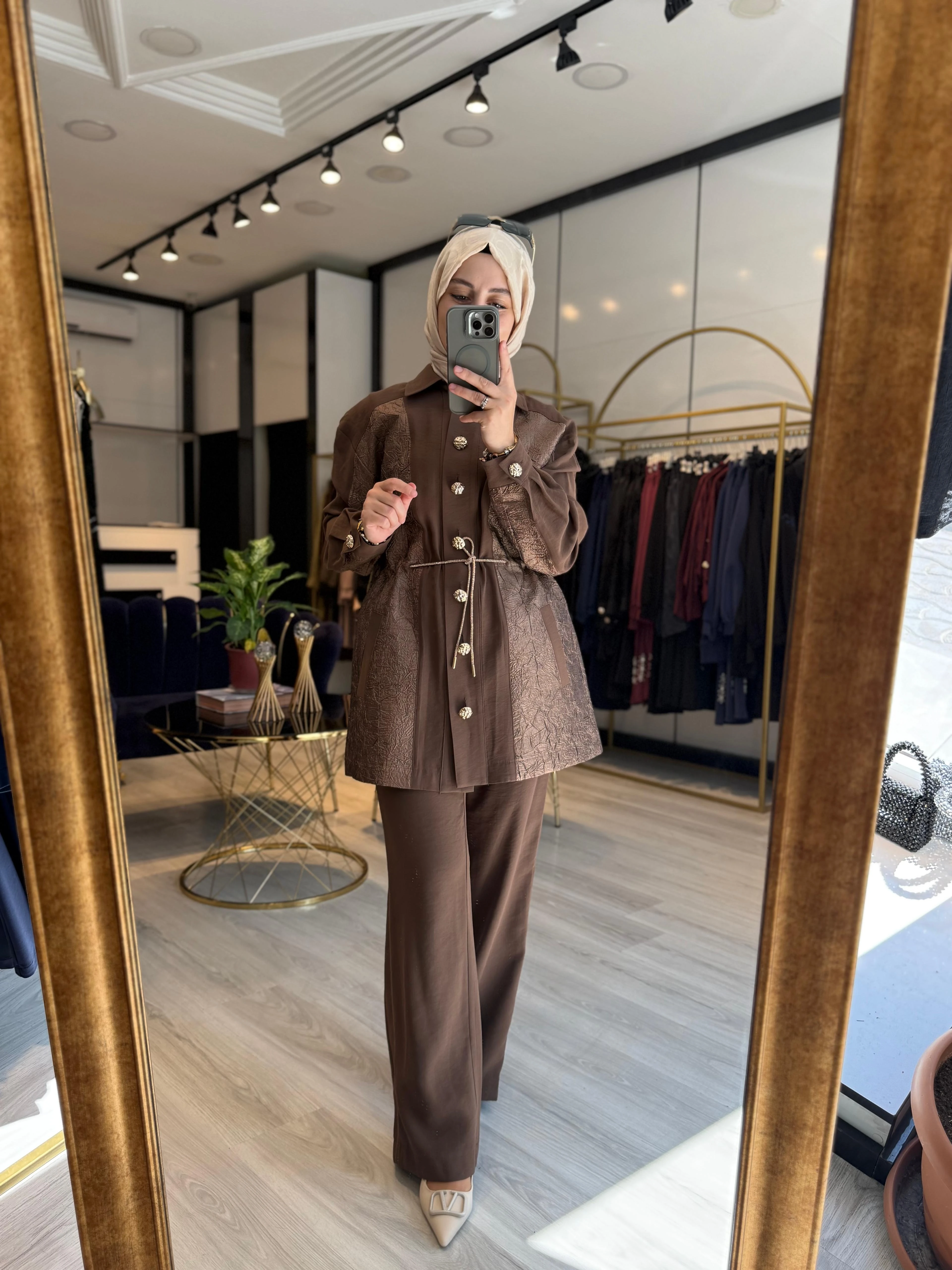 Luxury Takım - Kahverengi