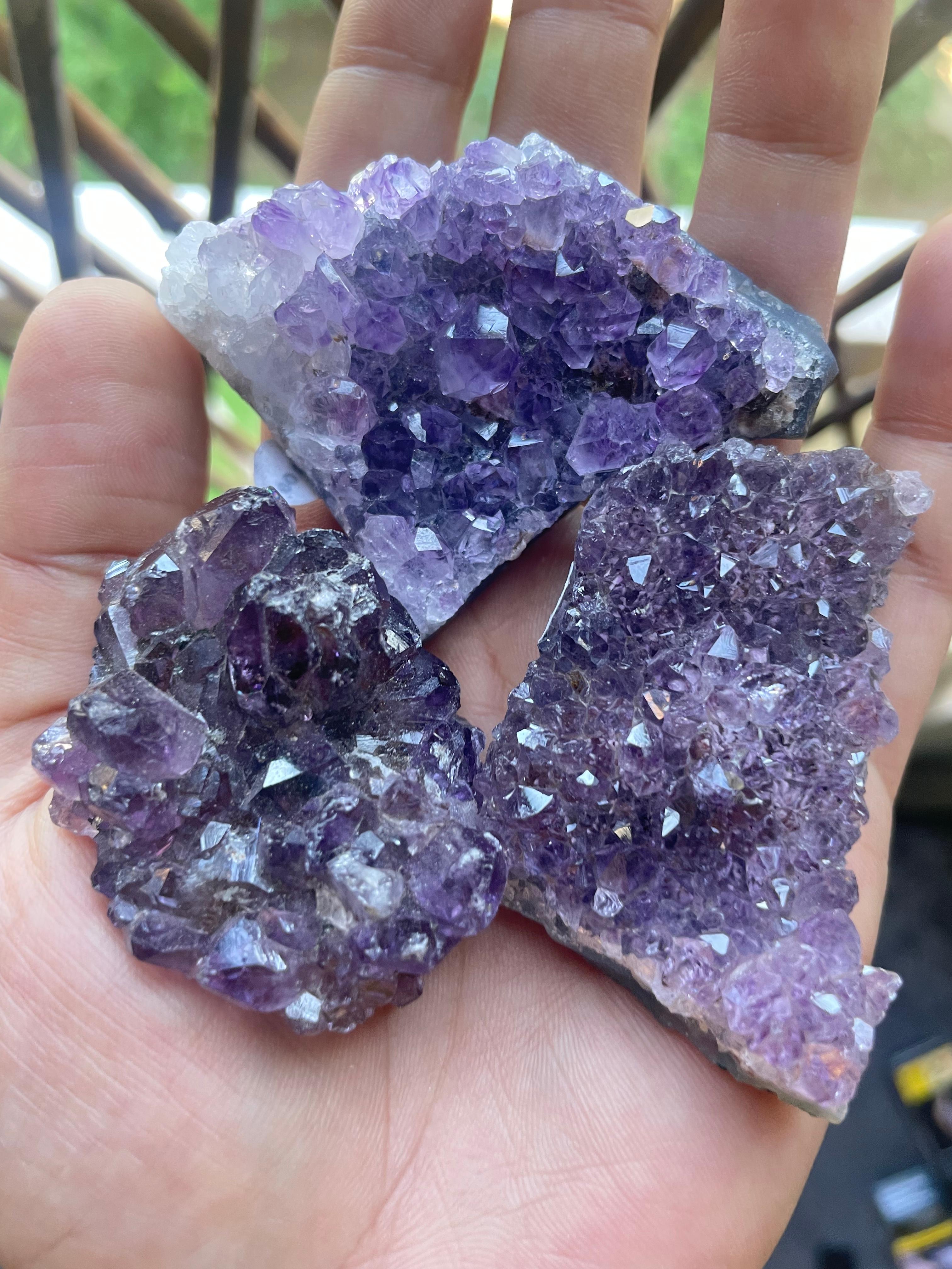 Doğal Ametist Kütle Kristal | Meditasyon ve Enerji Temizliği Taşı 