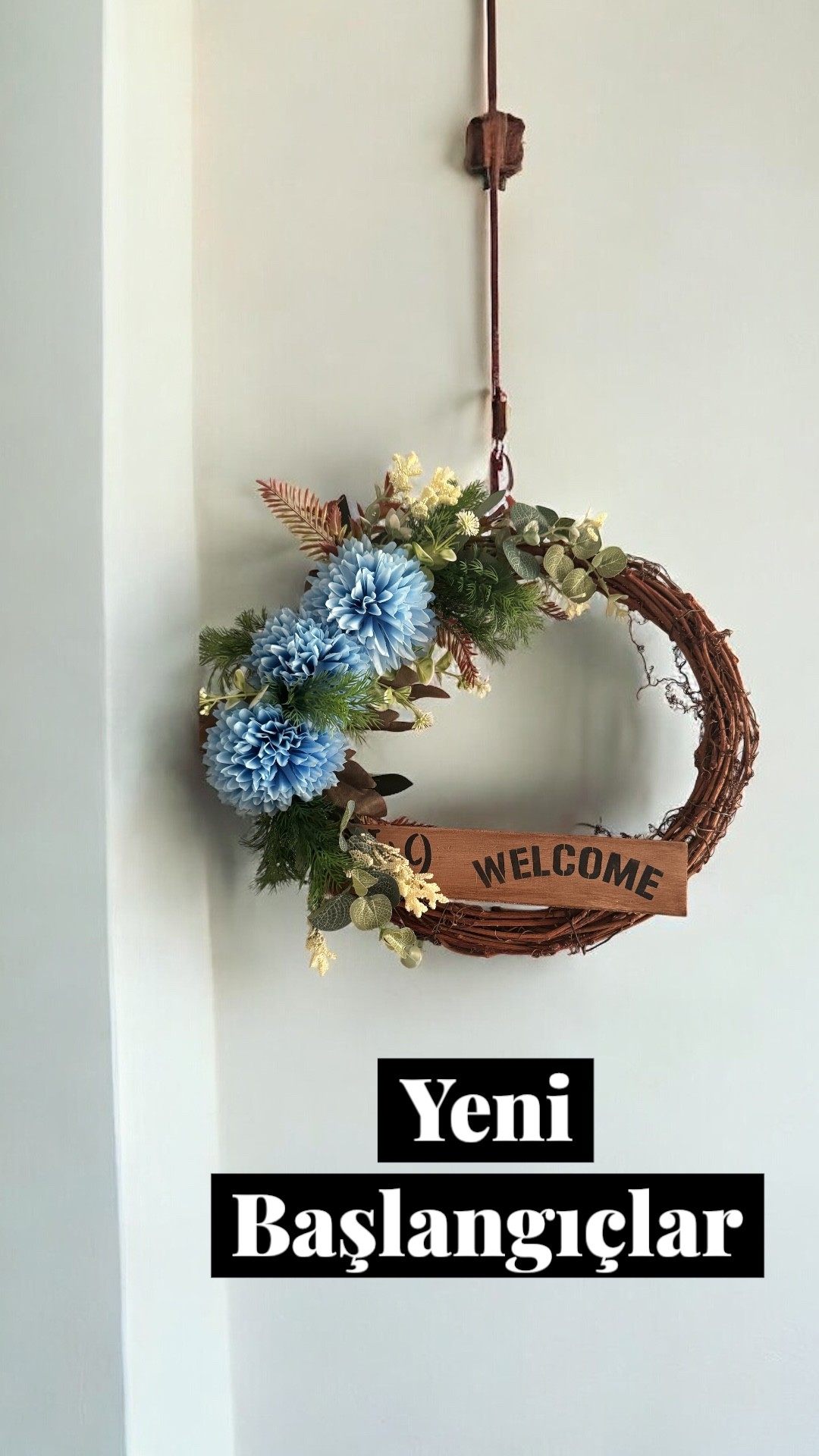 Kapı çelenk 9 no-welcome