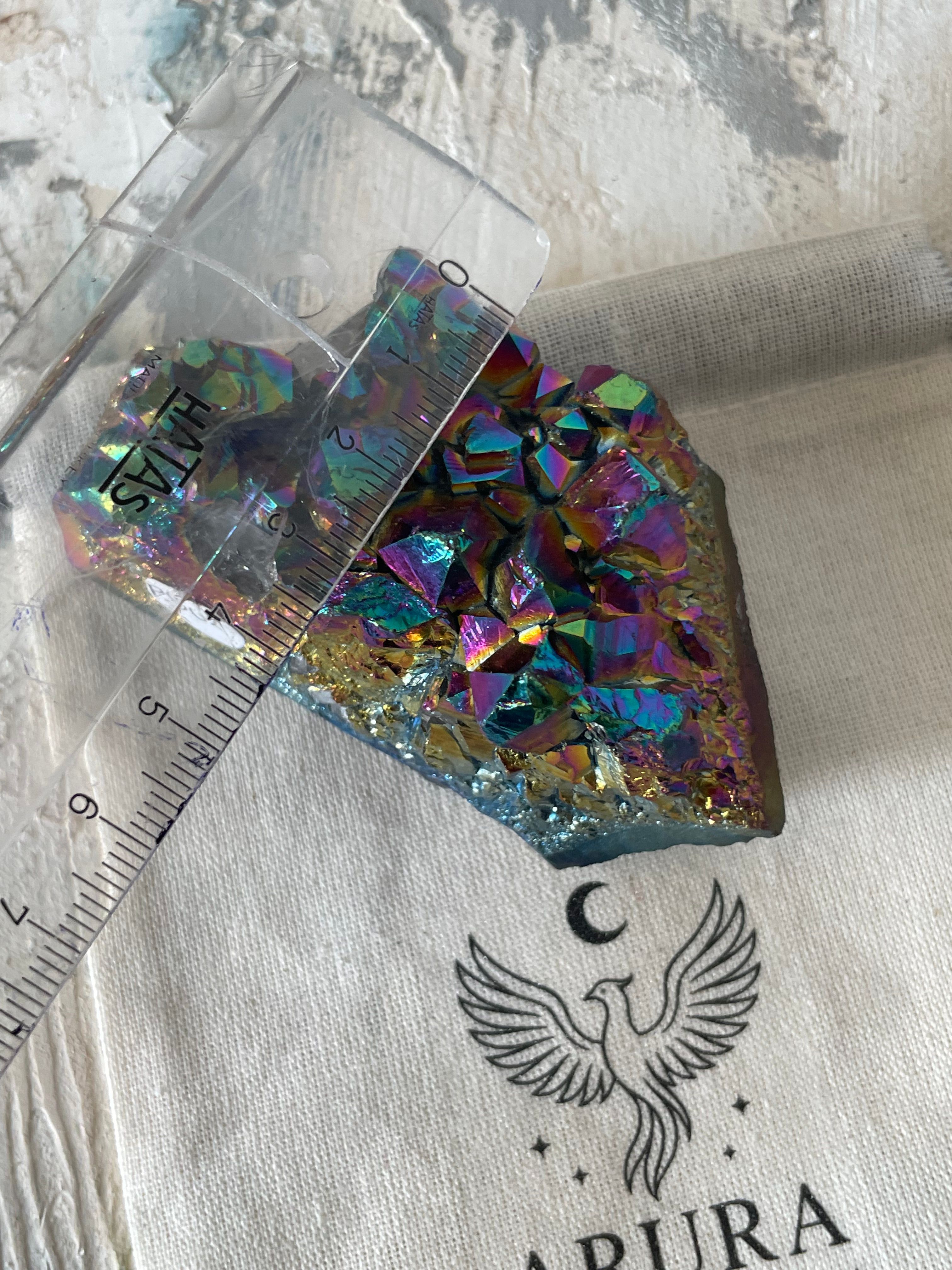 Rainbow (Titanyum) Aura Kuvars kütle