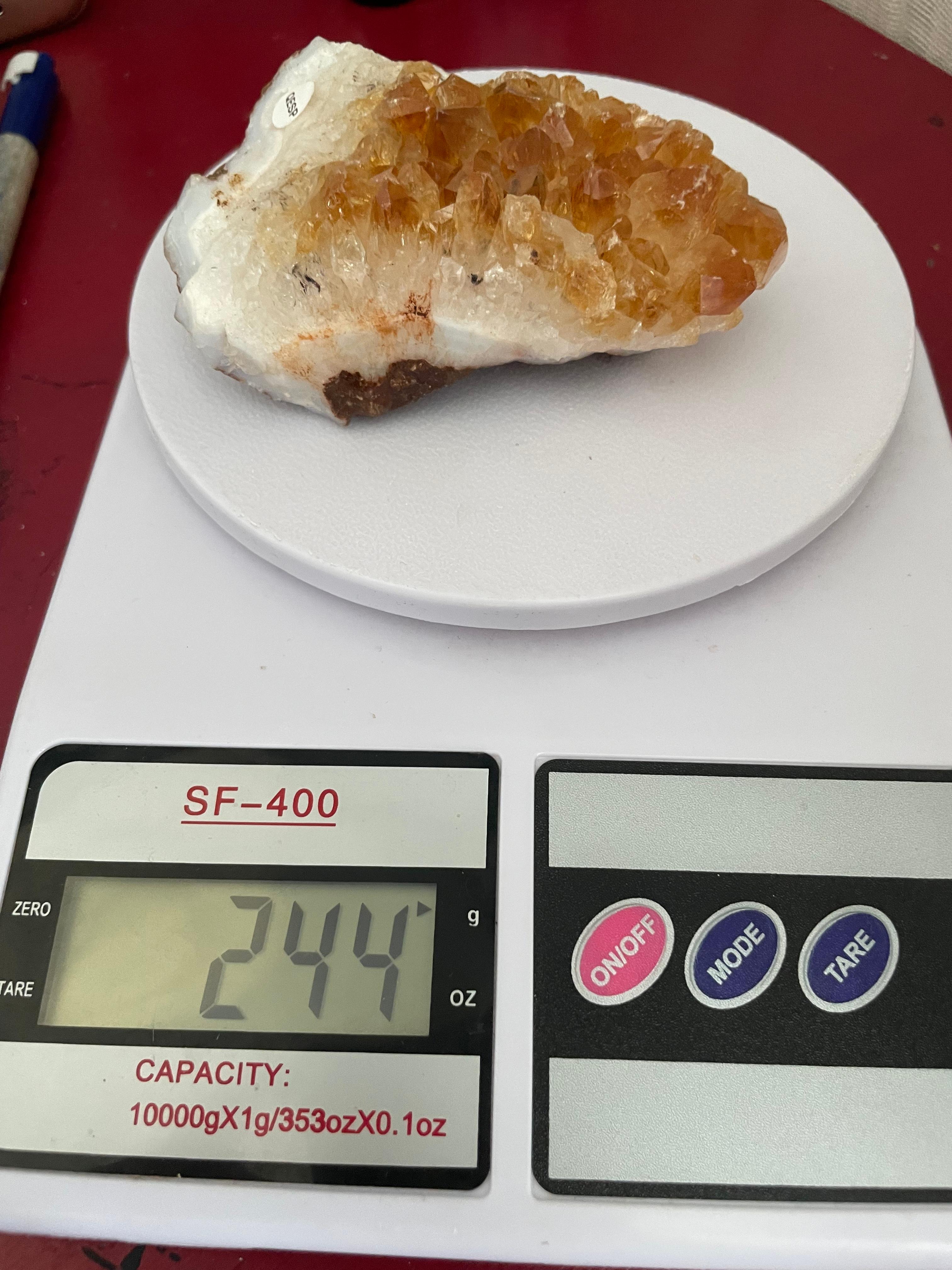 Ham Sitrin Taşı Kütle (Bolluk-Bereket Taşı-Koleksiyonluk)