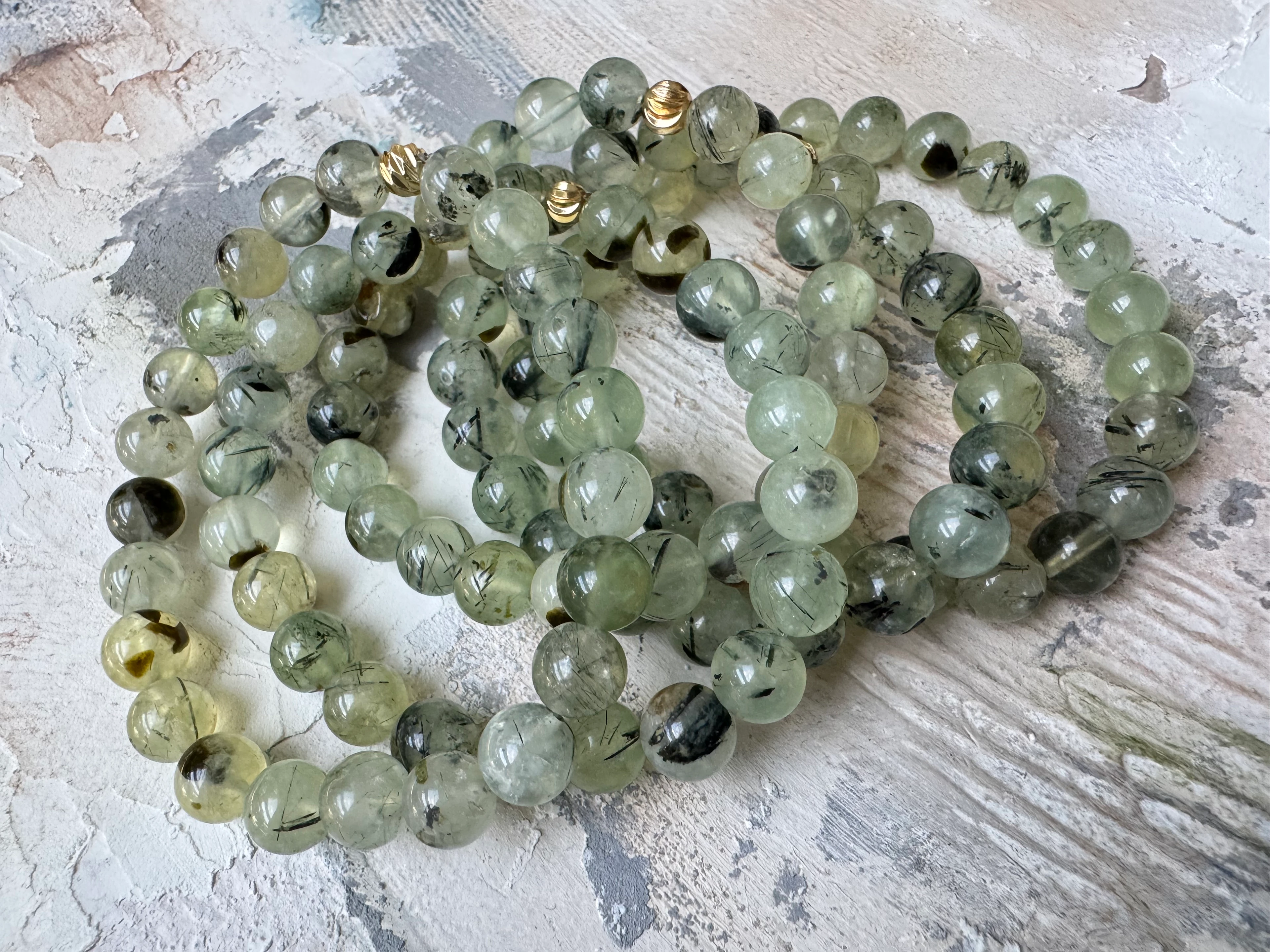 PREHNİTE BİLEKLİK  8mm