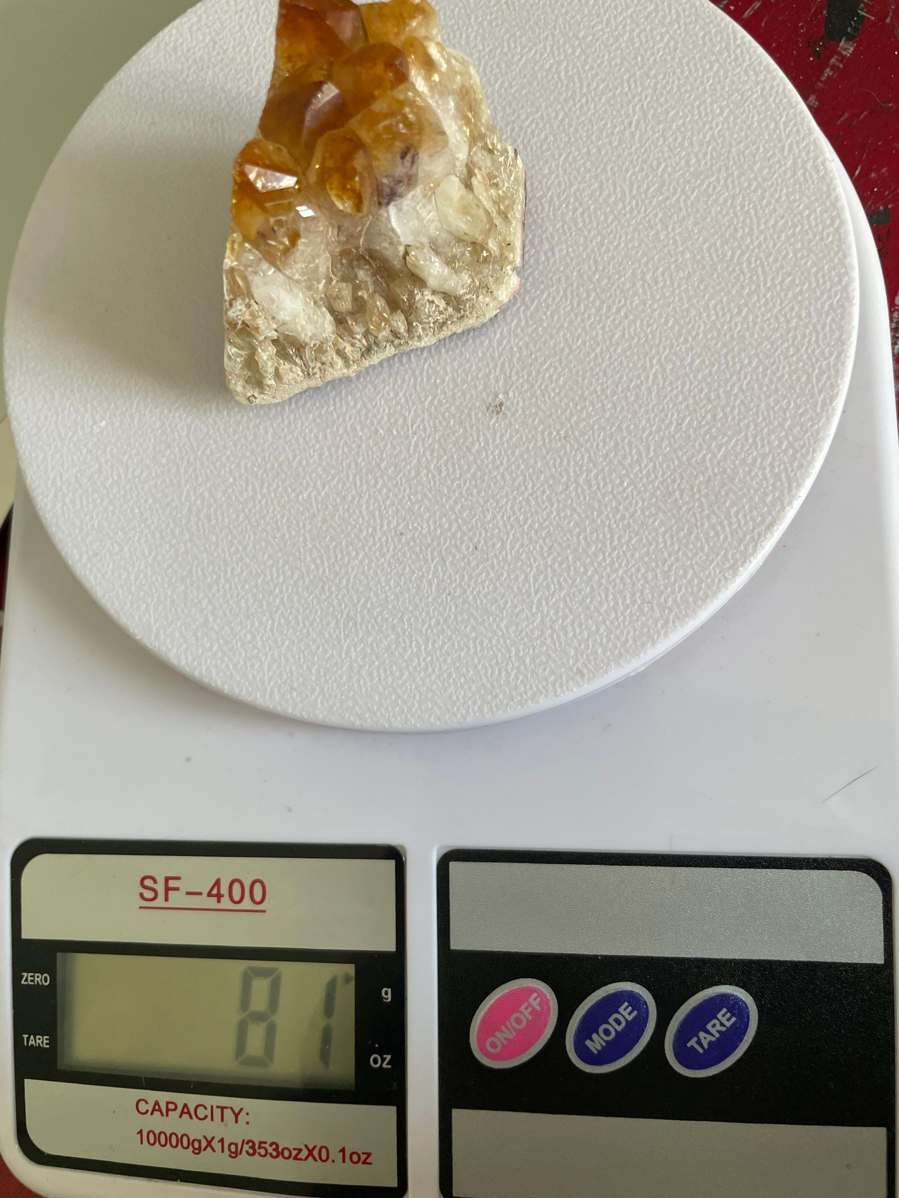 Ham Sitrin Taşı Kütle (Bolluk-Bereket Taşı-Koleksiyonluk)