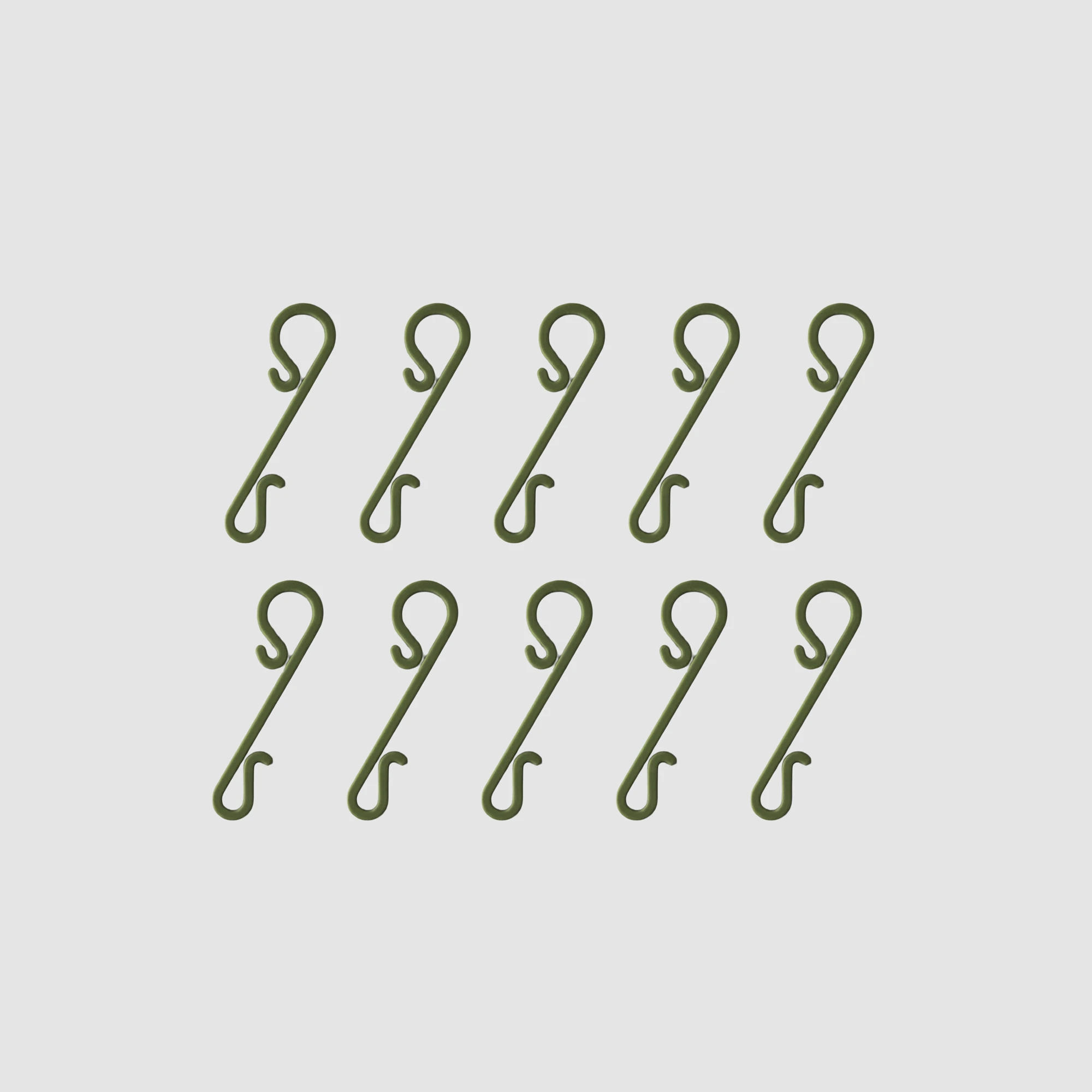 10'LU YILBAŞI AĞACI ASKI APARATI  - YEŞİL