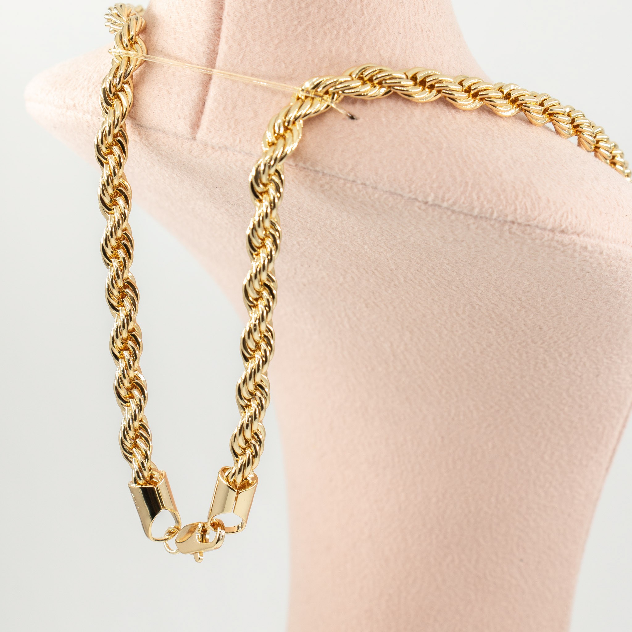 Thick Rope 14 Ayar Renk Kolye