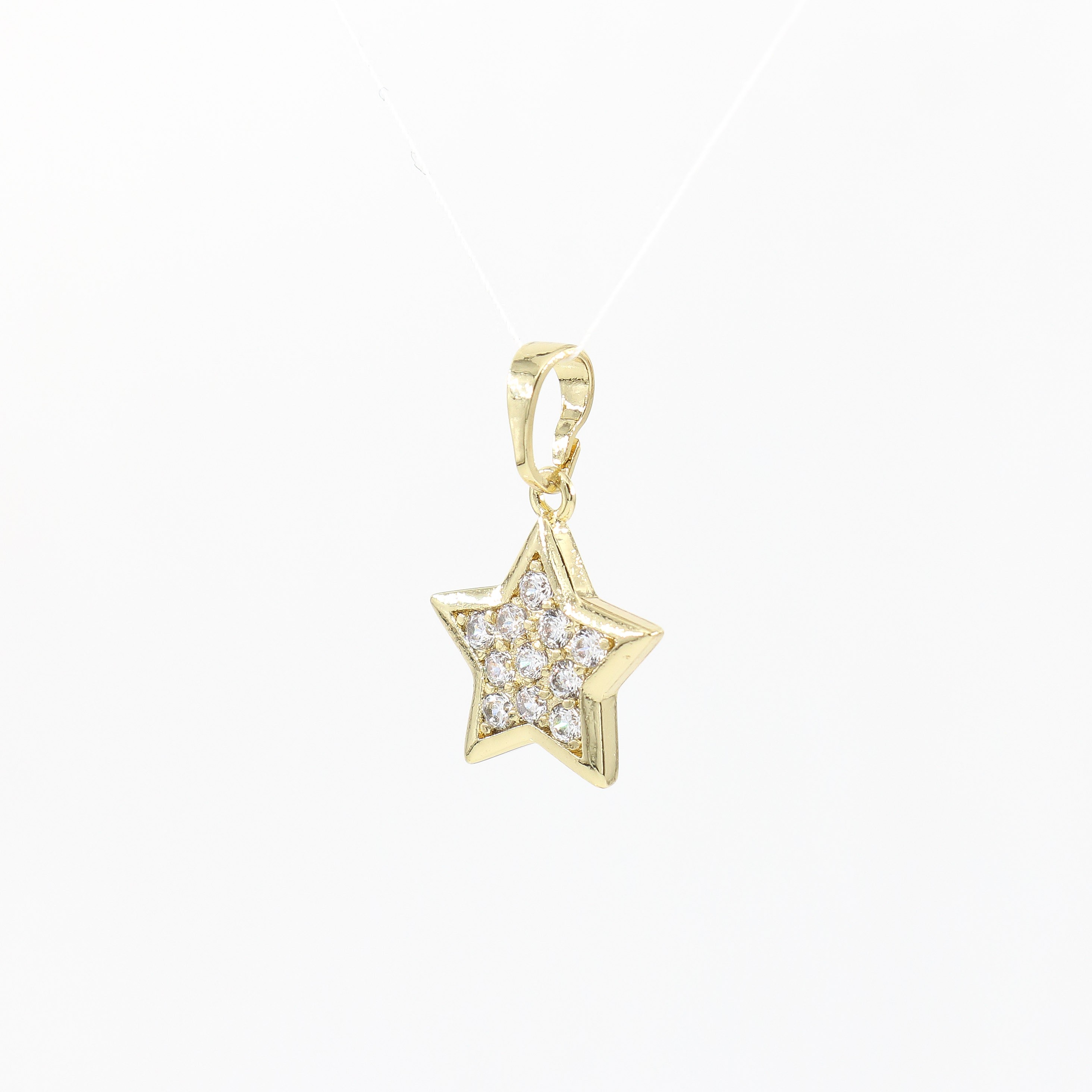Star 14 Ayar Renk Kolye Ucu