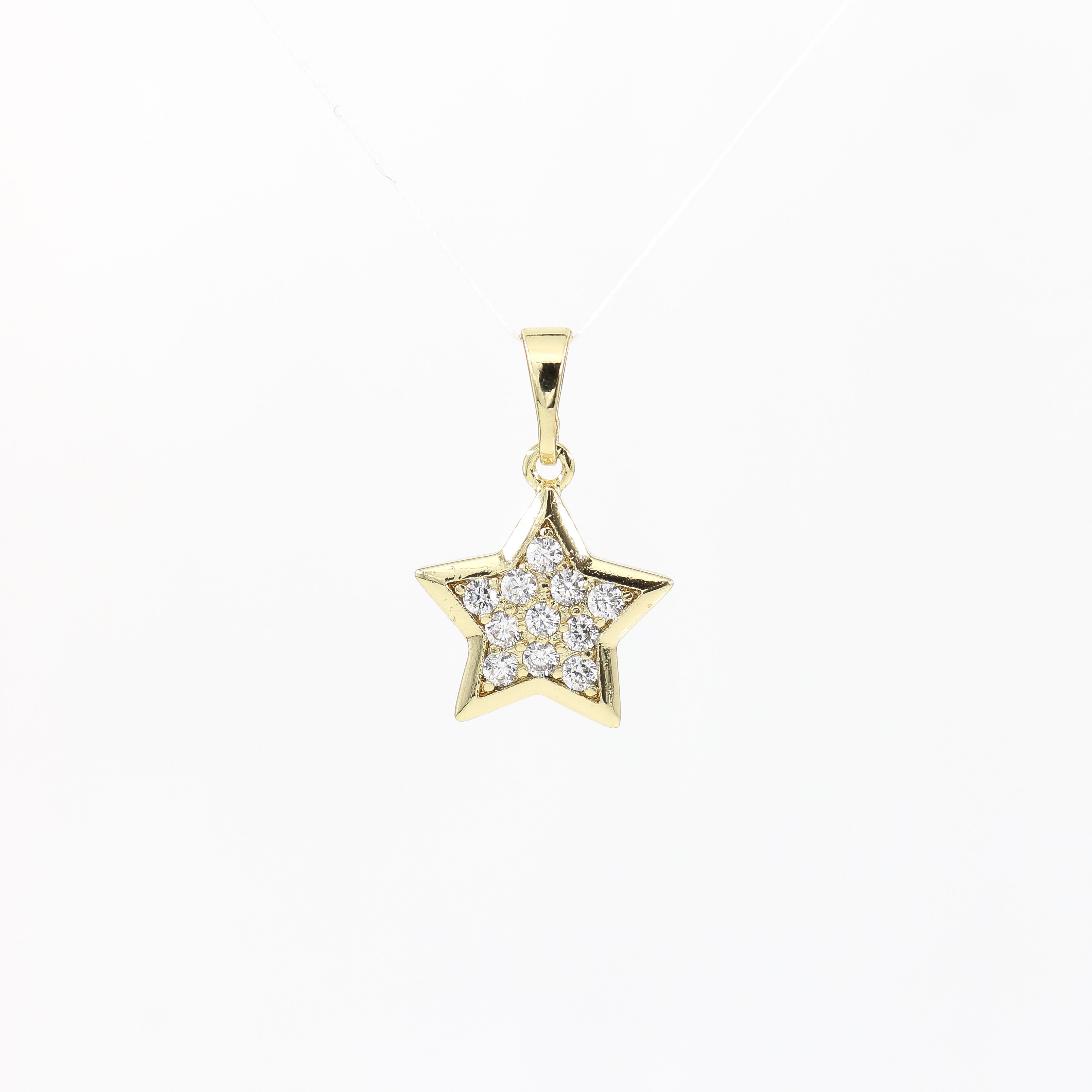 Star 14 Ayar Renk Kolye Ucu