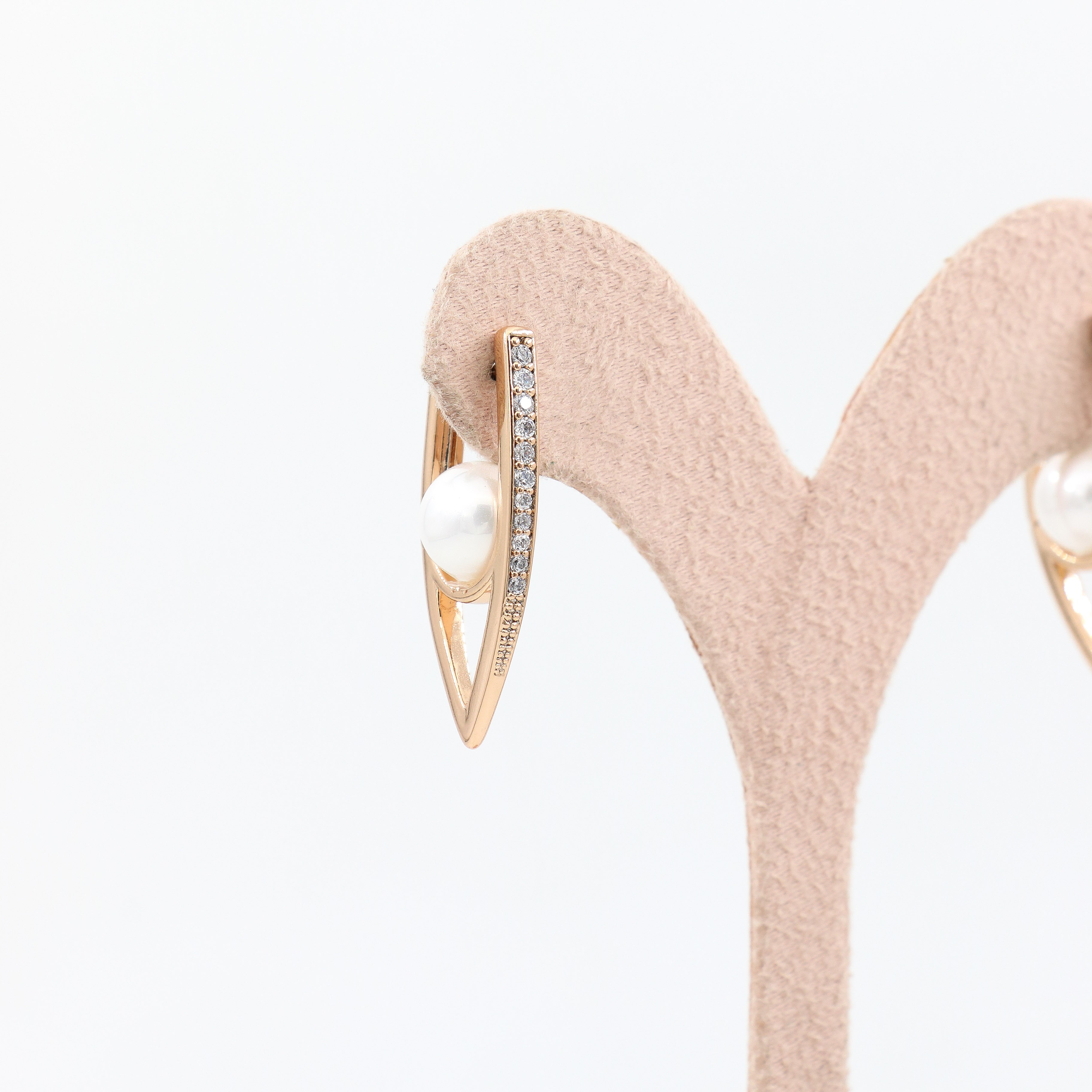 Nuce 18K Rose Gold Renk Küpe