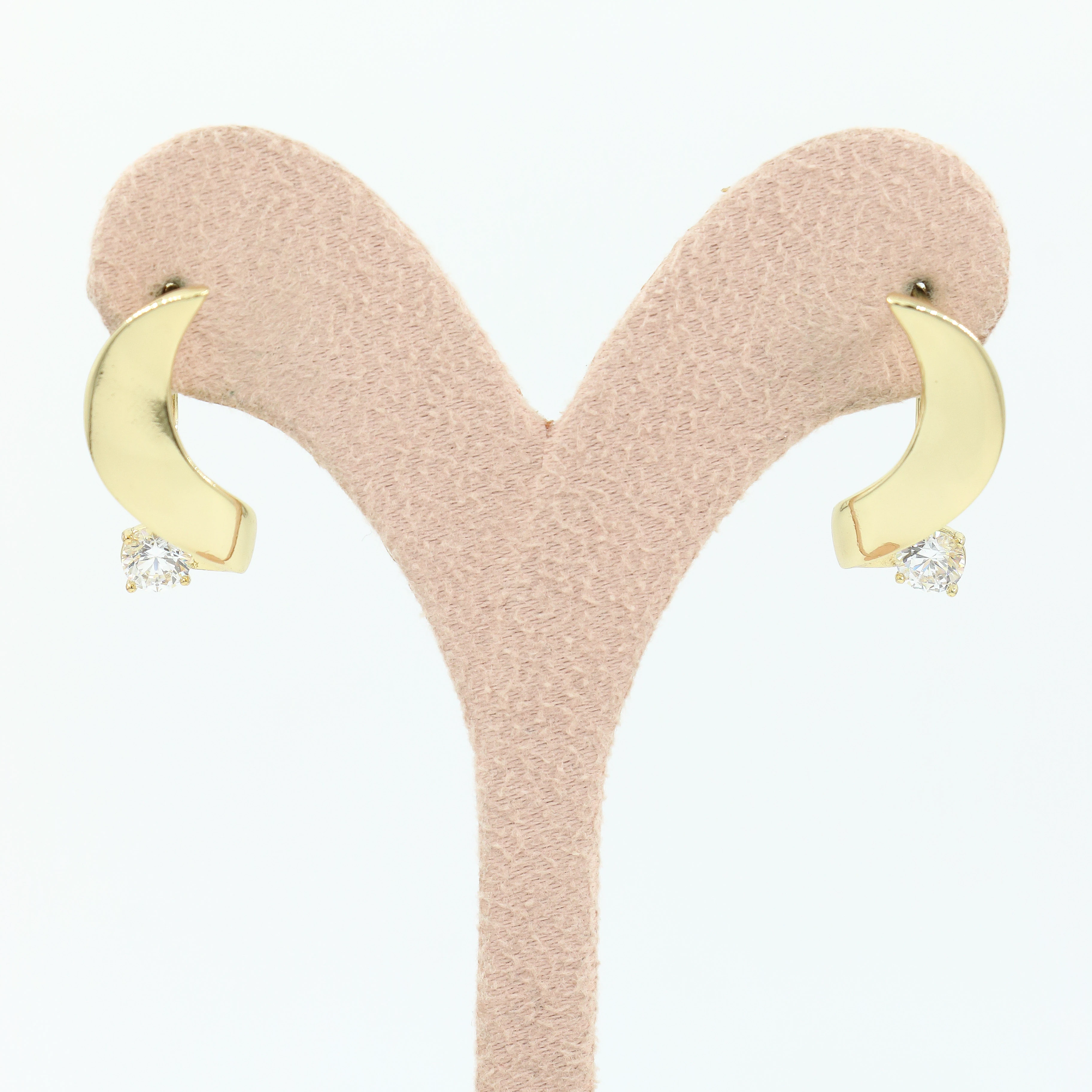 Anze 14 Ayar Renk Kadın Küpe