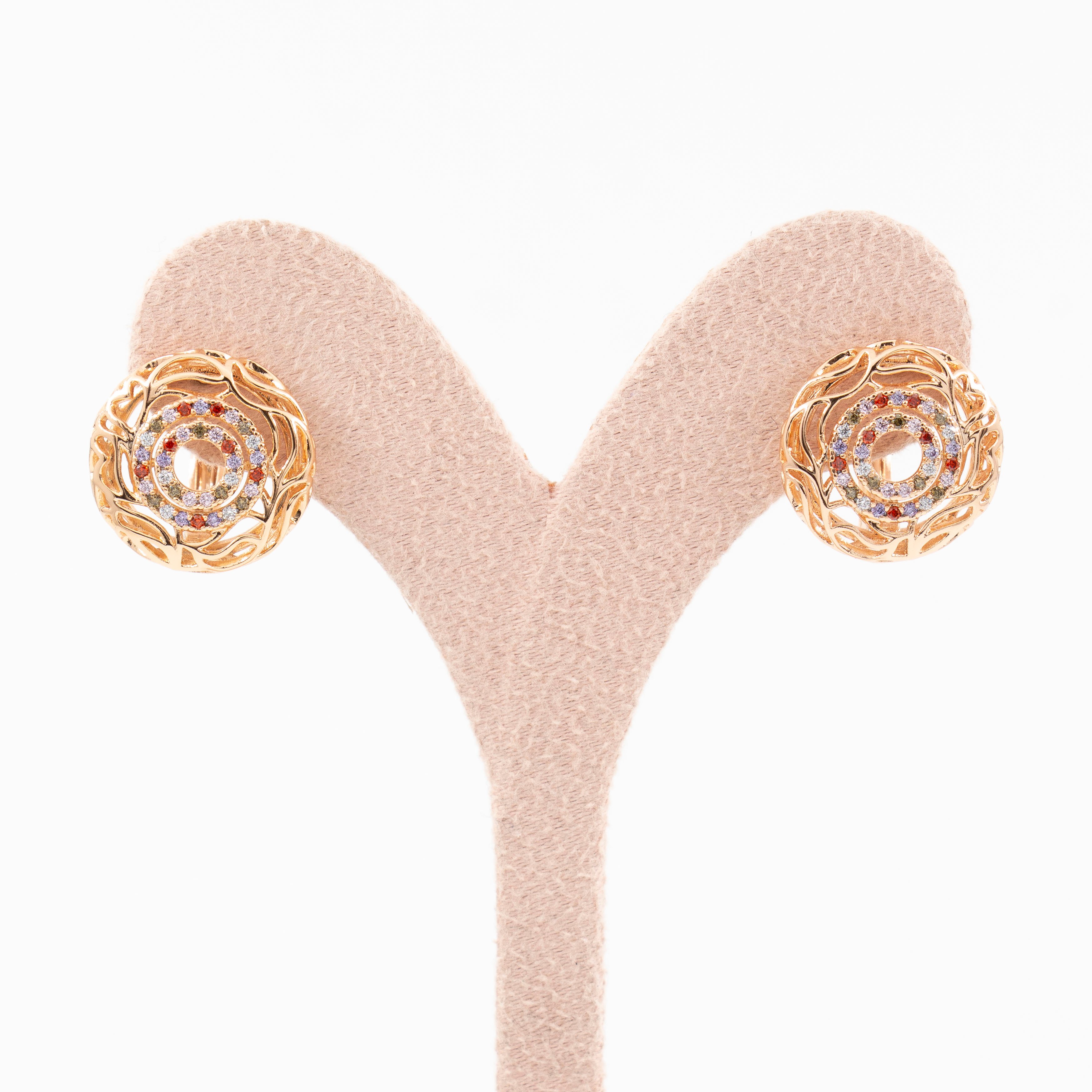 Jogu 18K Rose Gold Renk Küpe