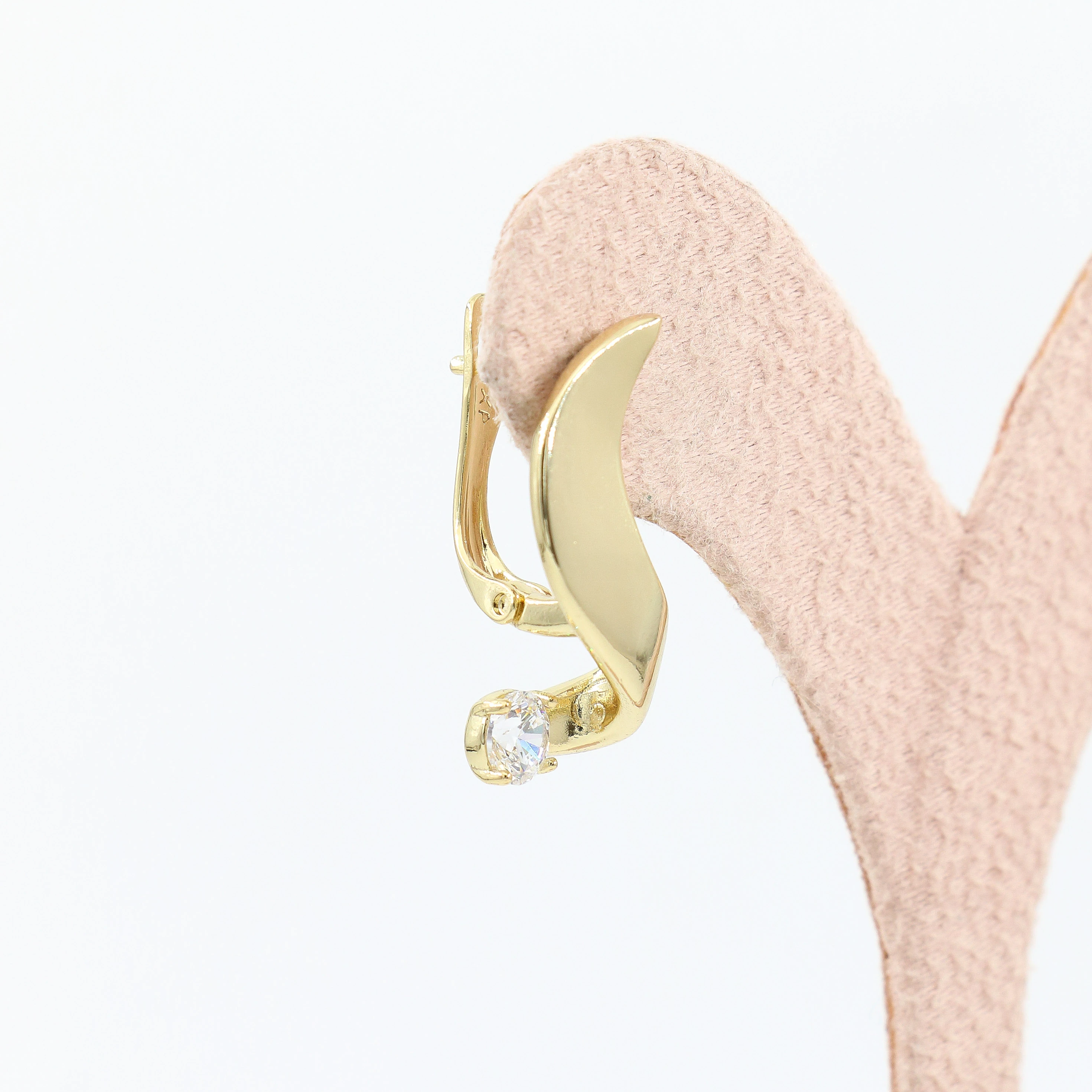 Anze 14 Ayar Renk Kadın Küpe