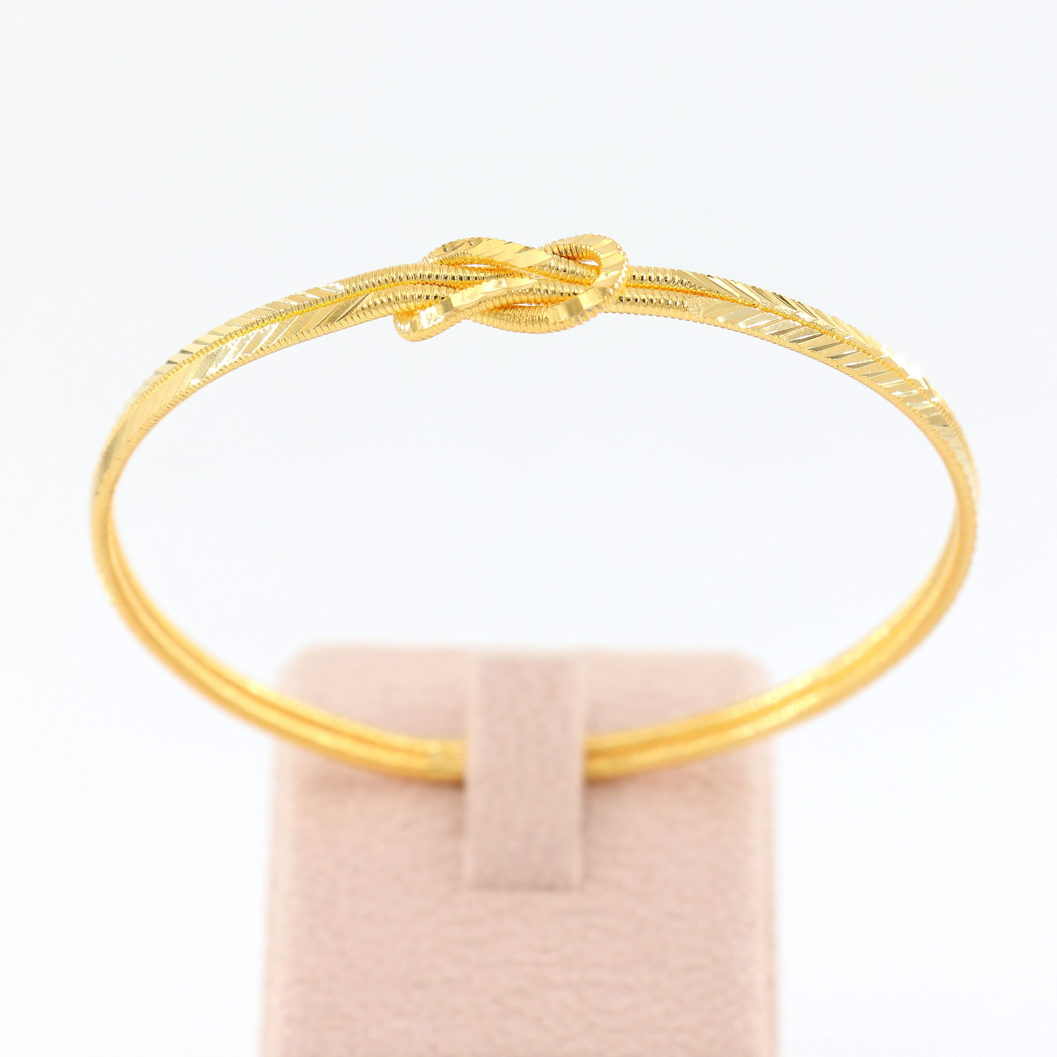 22 Ayar Renk Başak Aşk Düğümü Bilezik