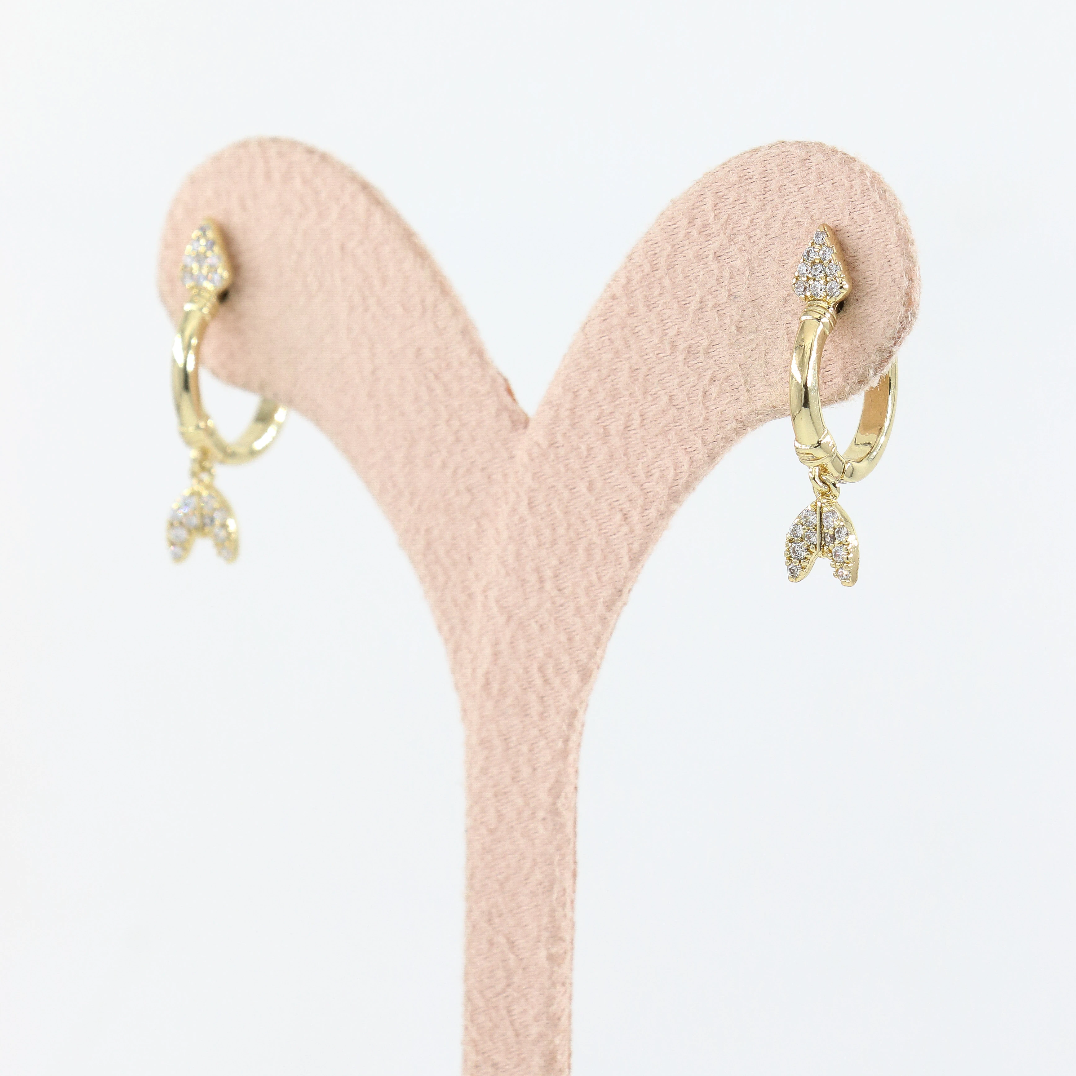 Balz 14 Ayar Renk Kadın Küpe