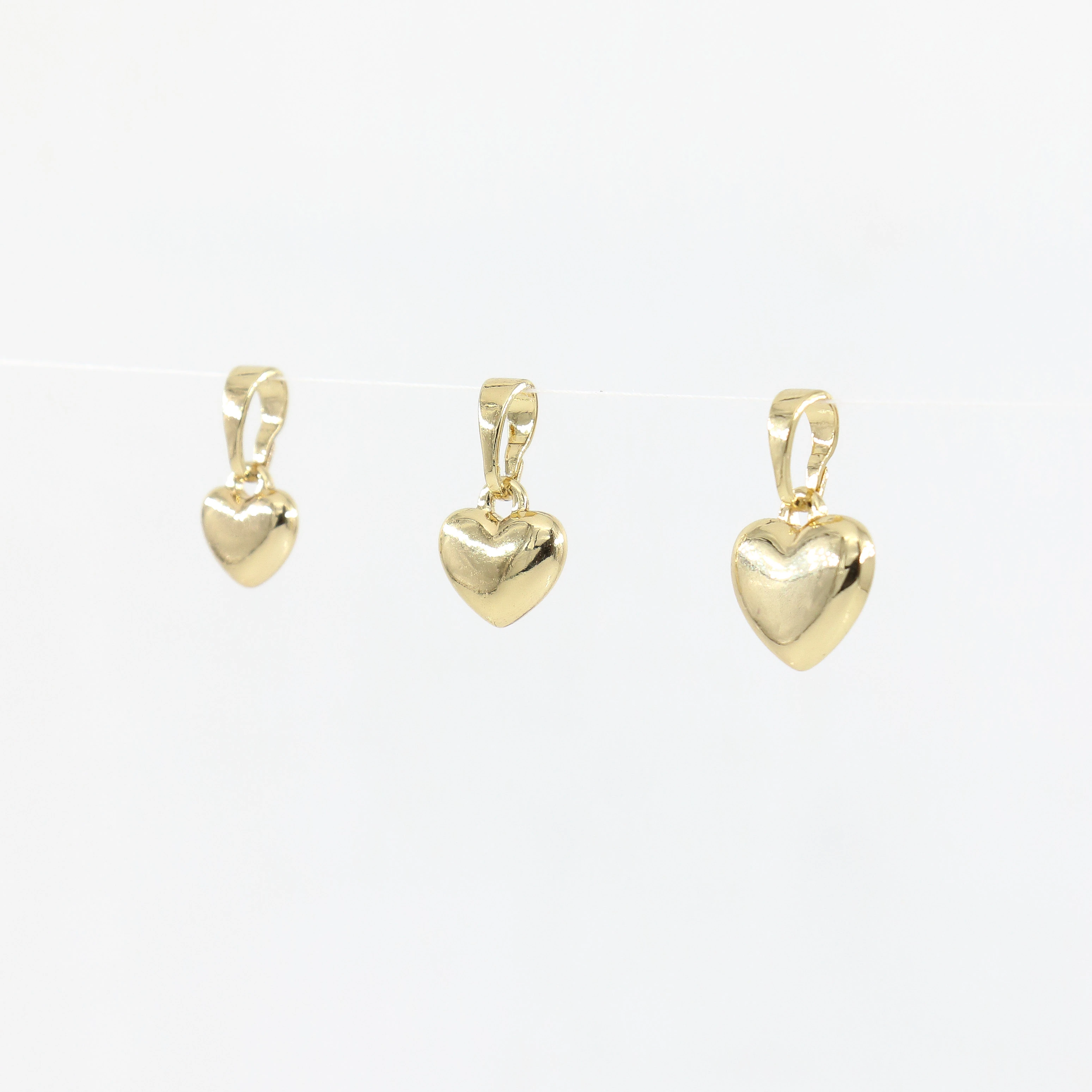 Heart 14 Ayar Renk Kolye Ucu