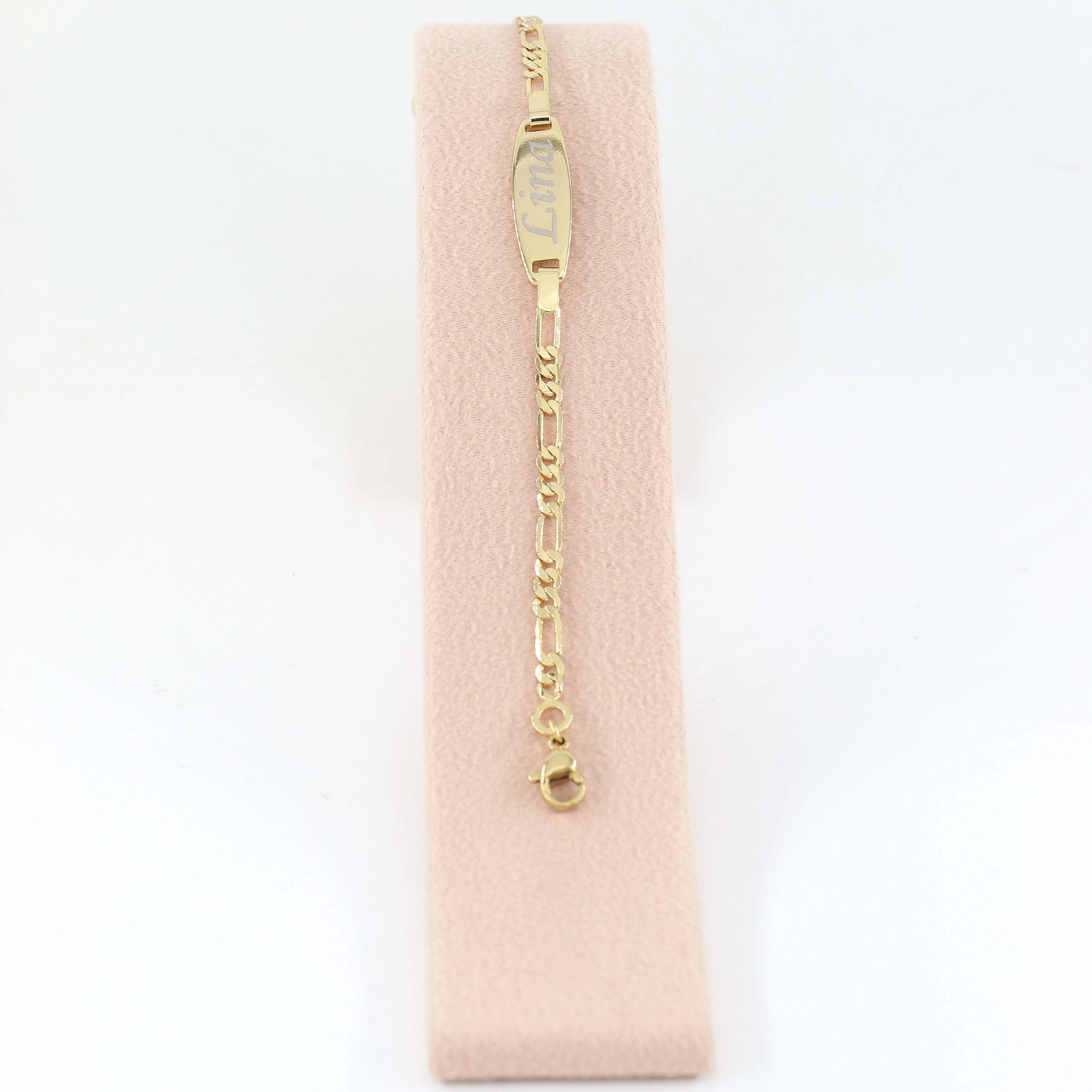 Momi 14 Ayar Renk Çocuk Künye Bileklik