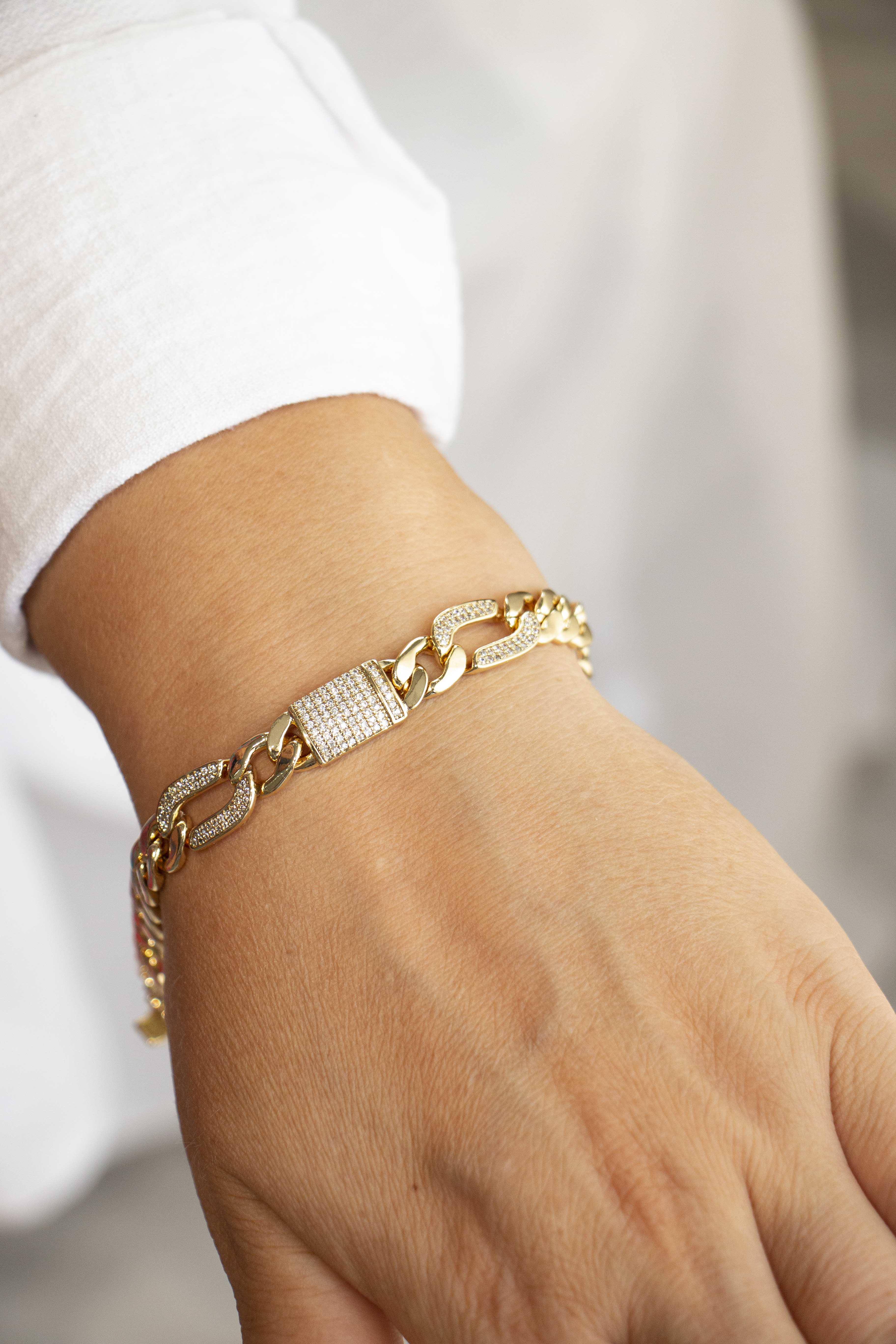 Poodo 14 Ayar Renk Kadın Bileklik