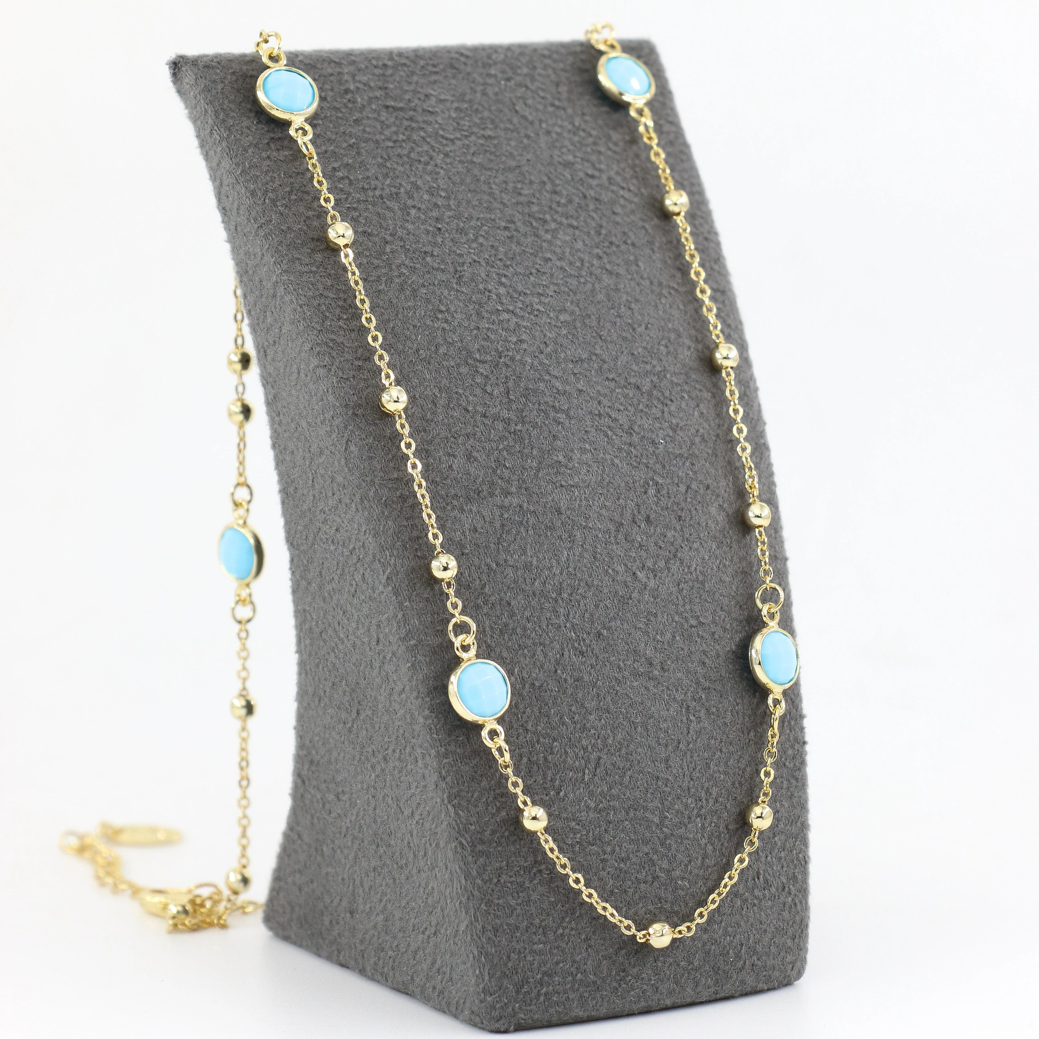 Mibi 14 Ayar Renk Kolye