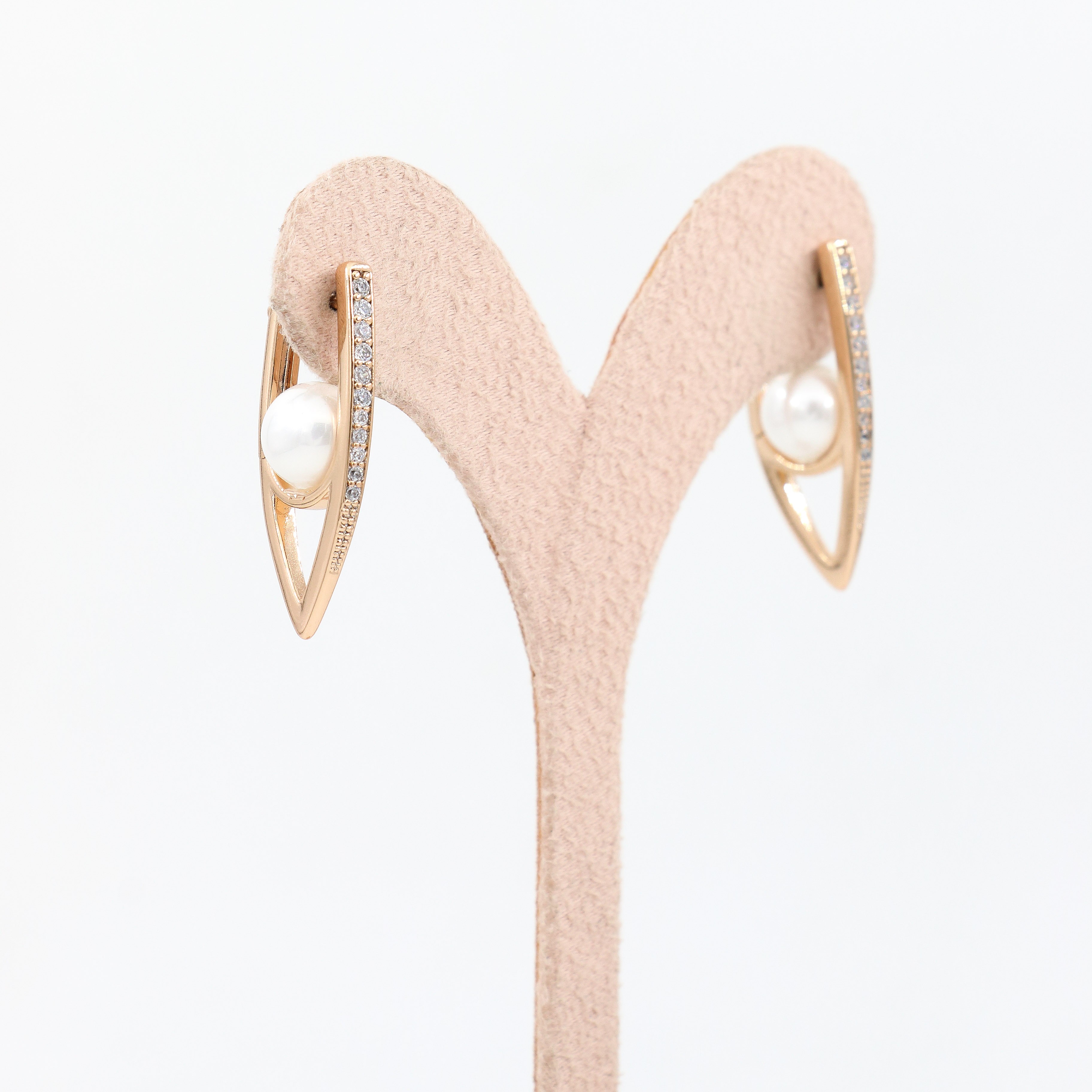 Nuce 18K Rose Gold Renk Küpe