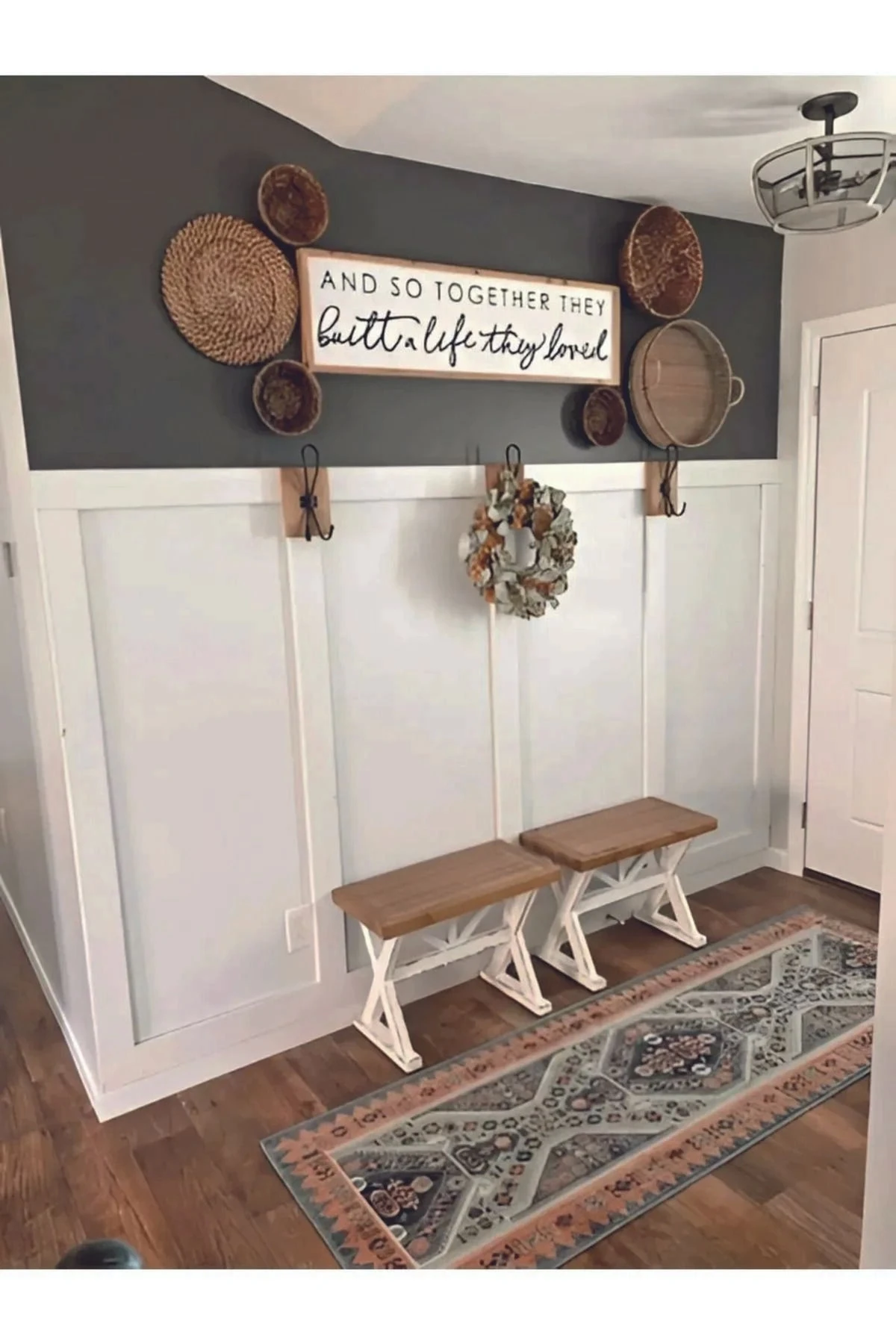 Iskandinav Duvar Çıtası 5 Adet 100 Cm x 8 Cm Dekoratif Duvar Çıtası Boyanabilir Duvar Dekoru Efsane