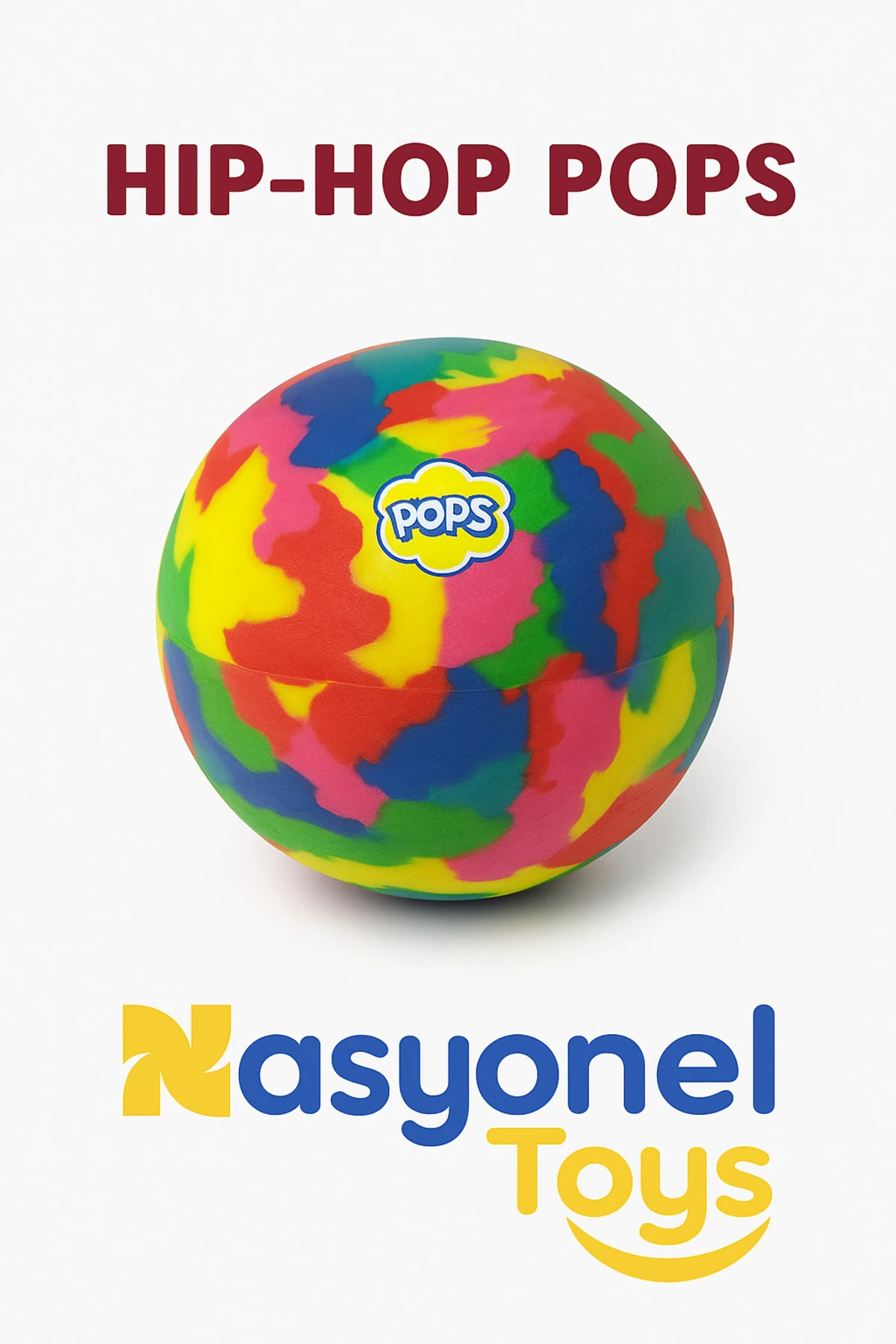 Hip-Hop Pops Çocuk Oyuncak Topu – Zıplayan Eğlenceli Top -