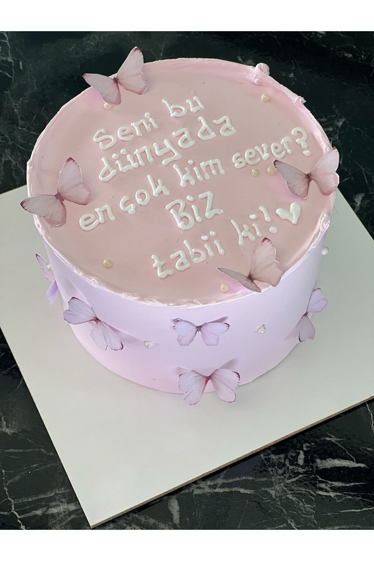 10 Adet 25x25 Cm Mdf Beyaz Pasta Altlığı TINY WONDERS