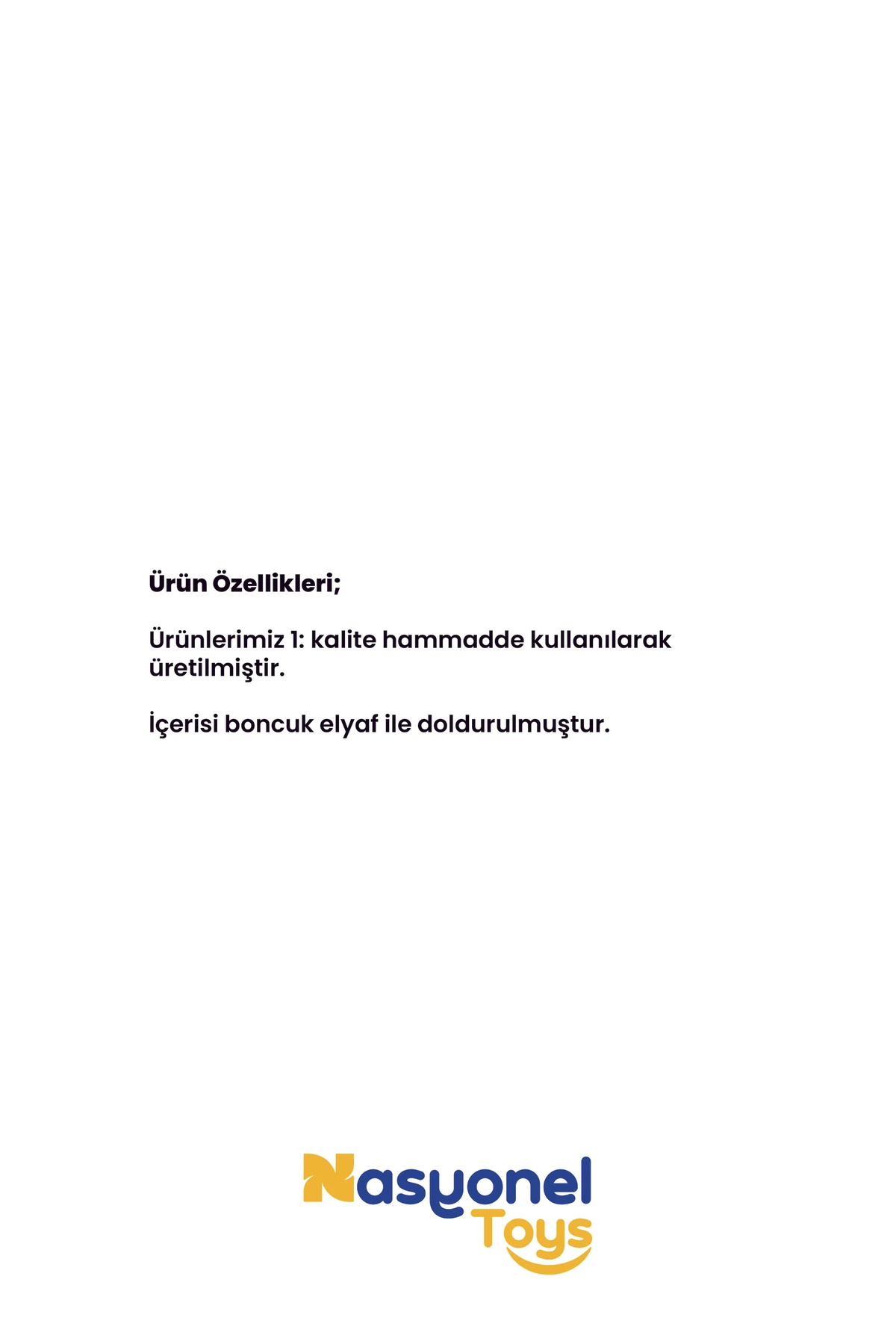 Darwin Peluş Oyuncak 35 cm - Yumuşak Boncuk Elyaf Doldurmalı Uyku Arkadaşı |