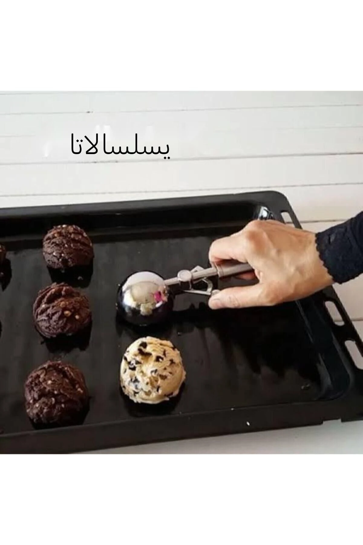 Paslanmaz Çelik Kurabiye Helva Dondurma Servis Sunum Kaşığı