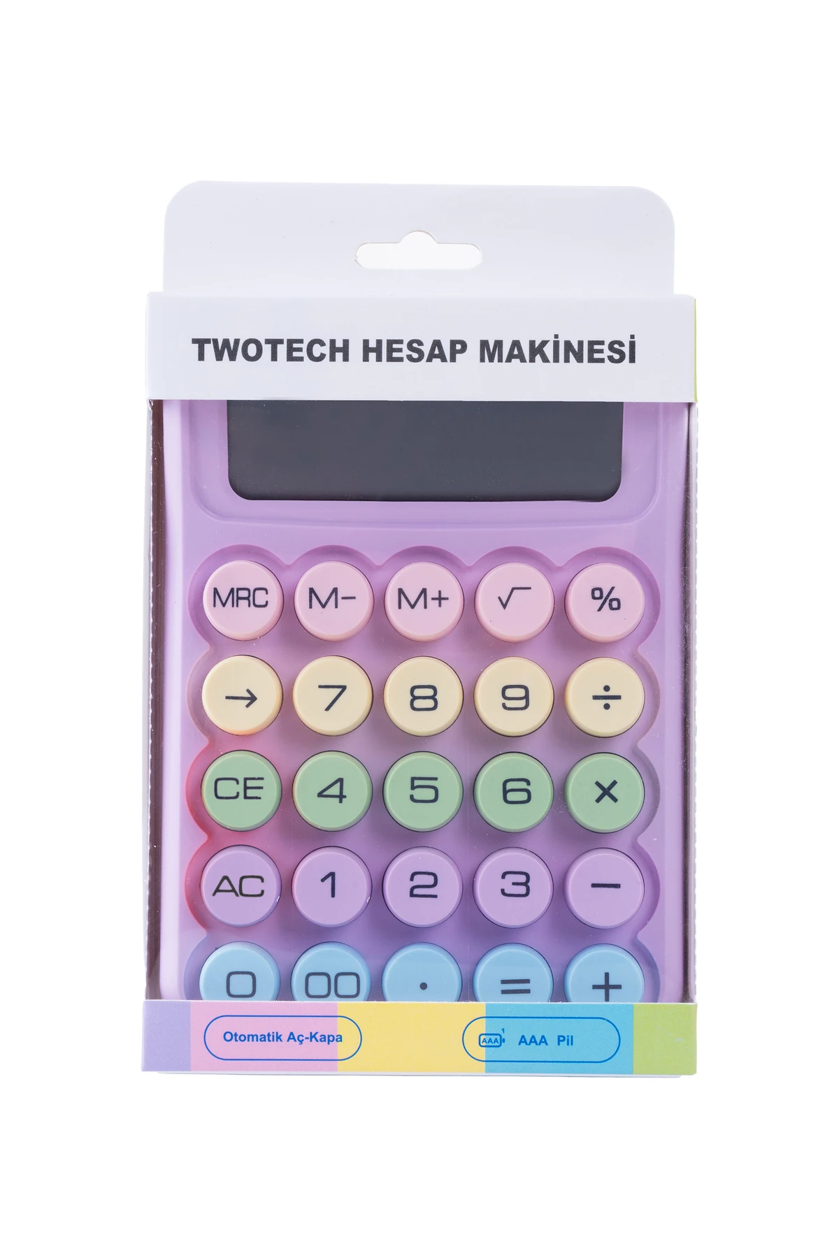 Hesap Makinesi Renkli Tasarım - Renk