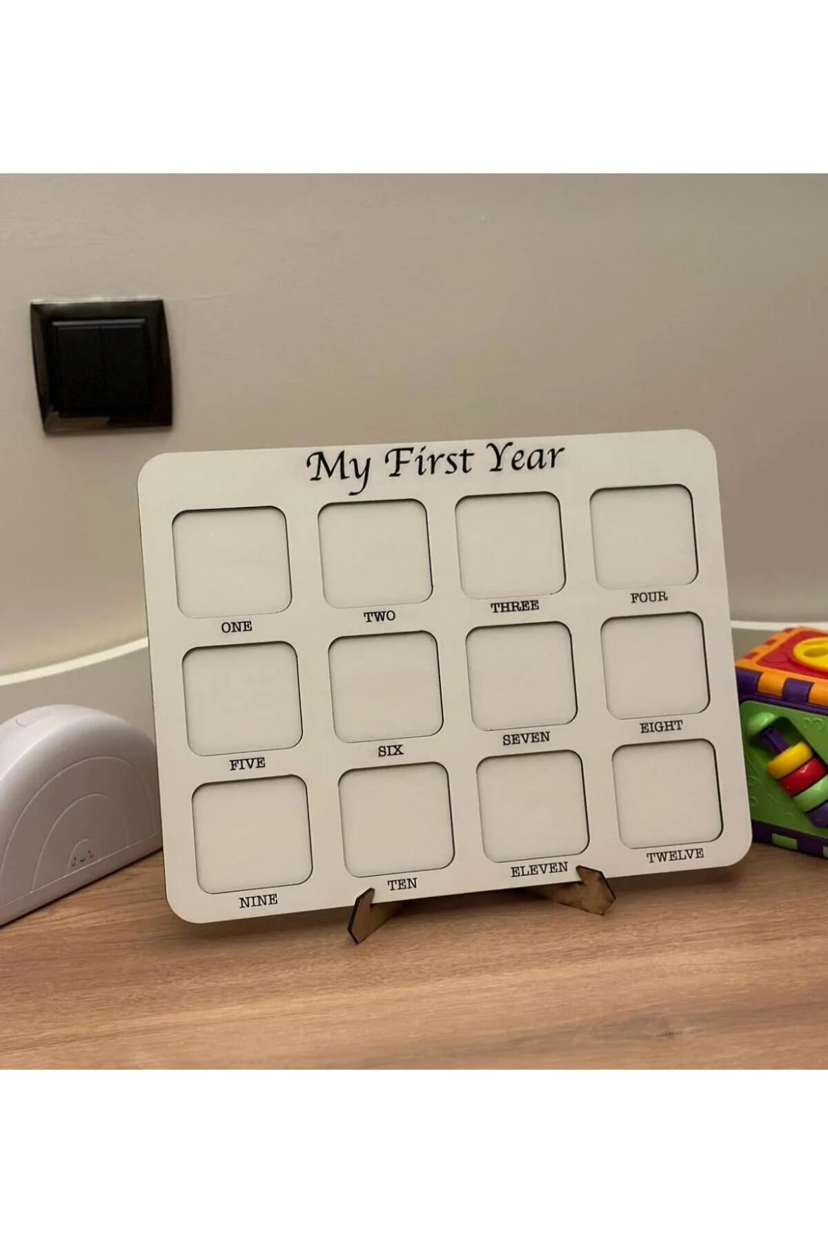 Doğduktan Sonra Ilk 12 Ay Tablo Görüntüleri Hatıra Çerçevesi Anne Bebek Anı Çerçevesi Nasyonel