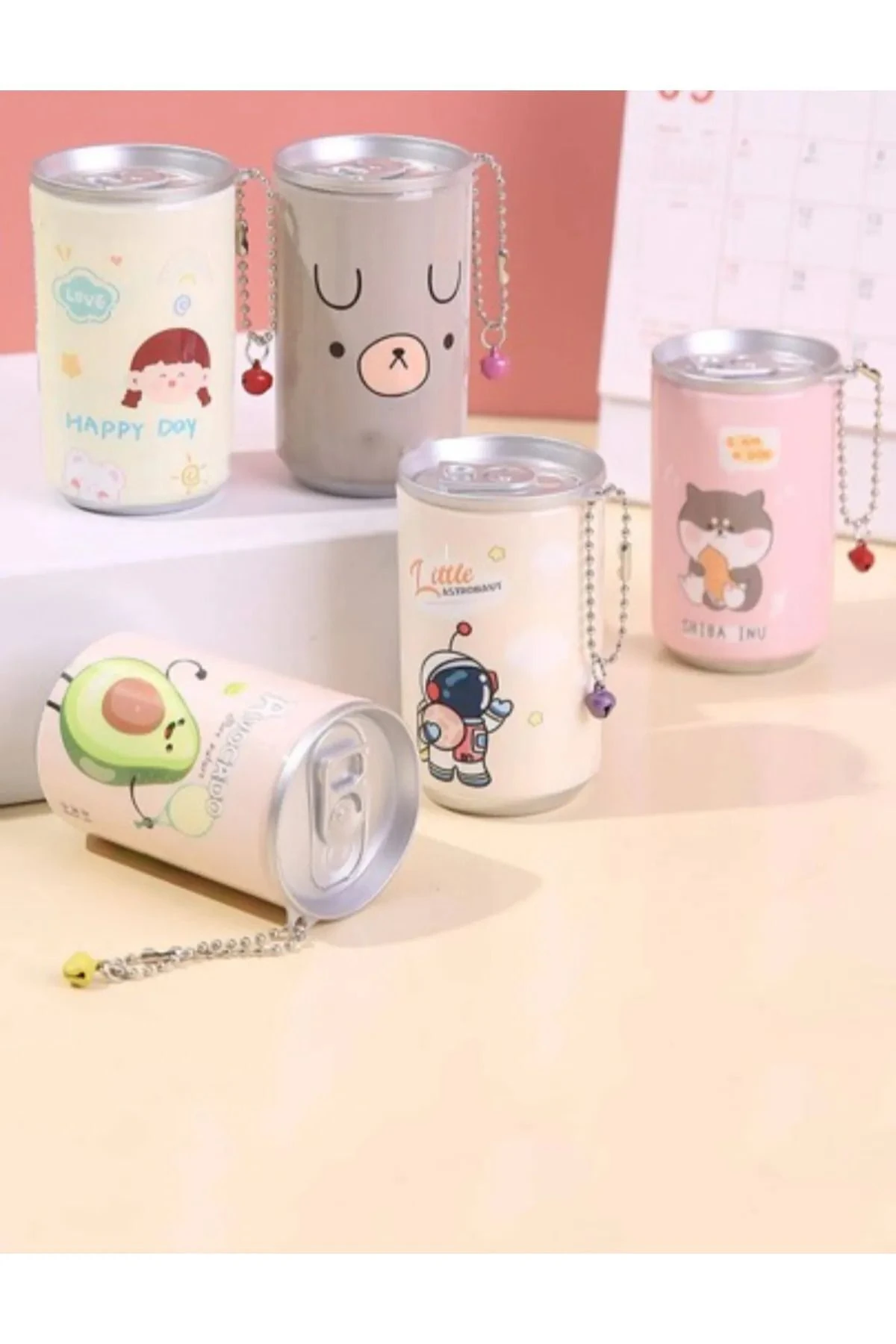 Islak Mendil Kutusu Sevimli Figürlü Kutu Kola Şekilli Anahtarlıklı Mendil Kutusu 30Lu Islak Mendil