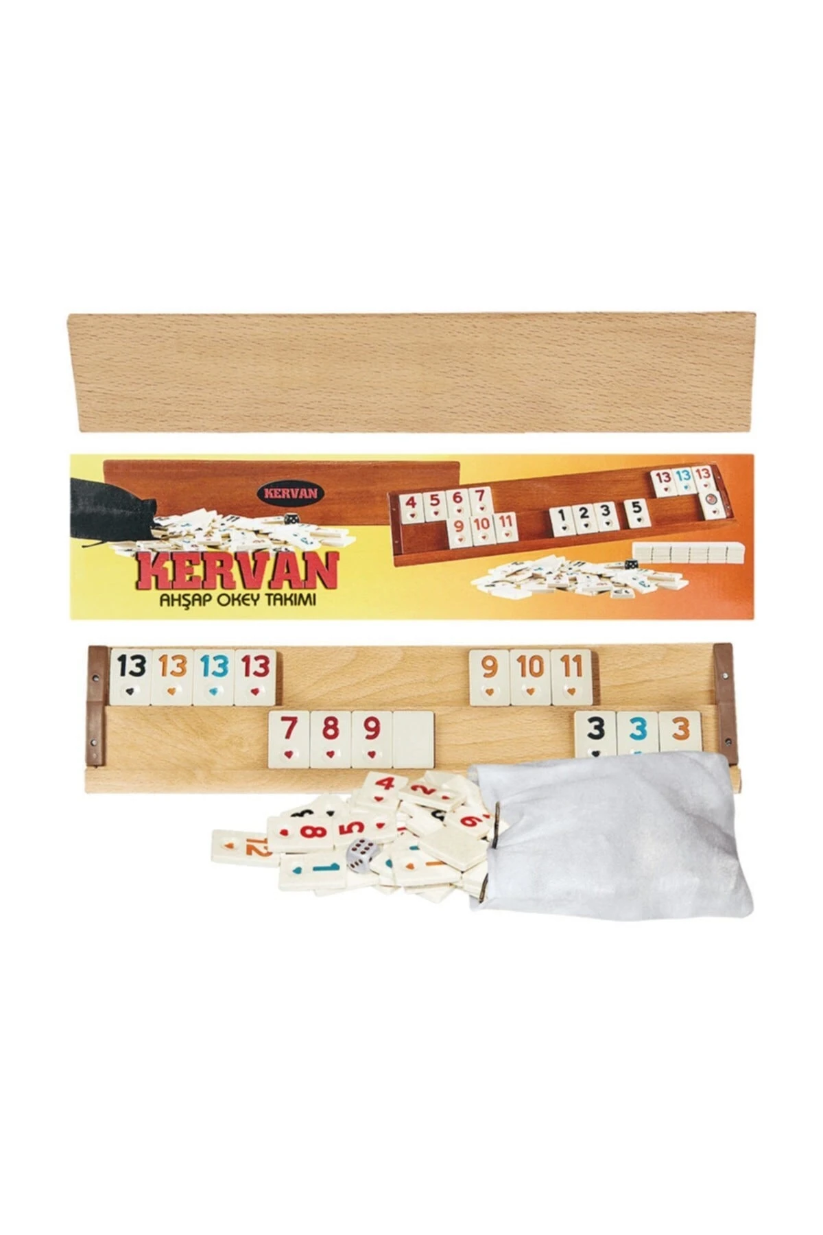 Büyük Ahşap Okey Takımı 1. Kalite Cilalı Ahşap Yüzey