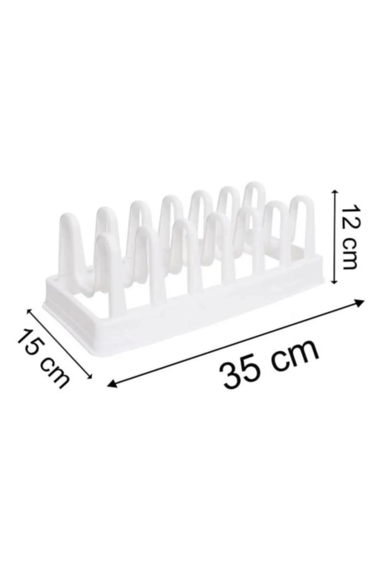 1 Adet Tencere Kapağı Organizeri - 6 Bölmeli Tencere Kapak Dolap Içi Düzenleyici Kapak Düzenleyicisi