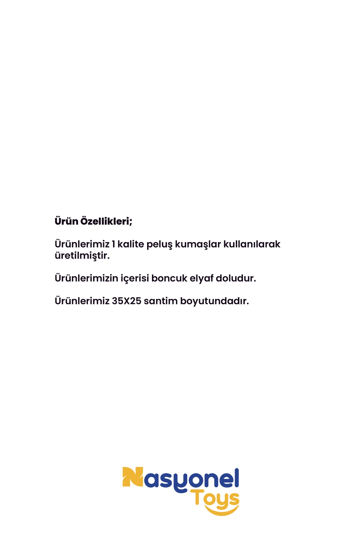 Pikachu Peluş Oyuncak 35 cm – Yumuşak Boncuk Elyaf Dolu Uyku Arkadaşı –