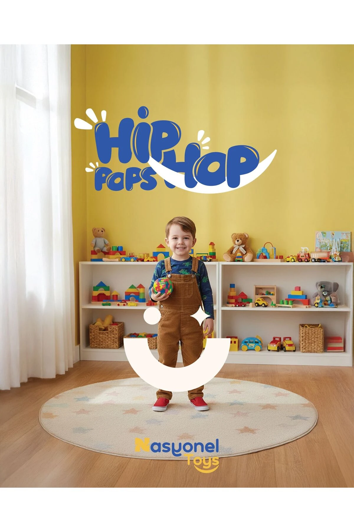 Hip-Hop Pops Çocuk Oyuncak Topu – Zıplayan Eğlenceli Top -