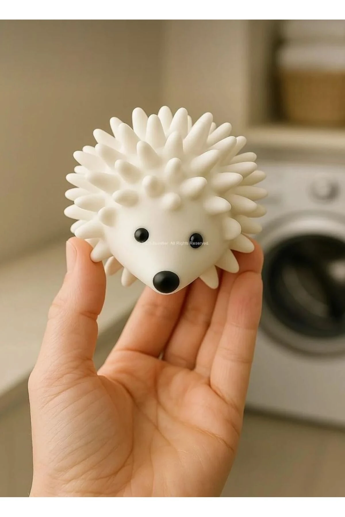 Kirpi Şekilli Çamaşır Kurutma Topu 2'li Set – Anti Statik ve Kırışıklık Önleyici