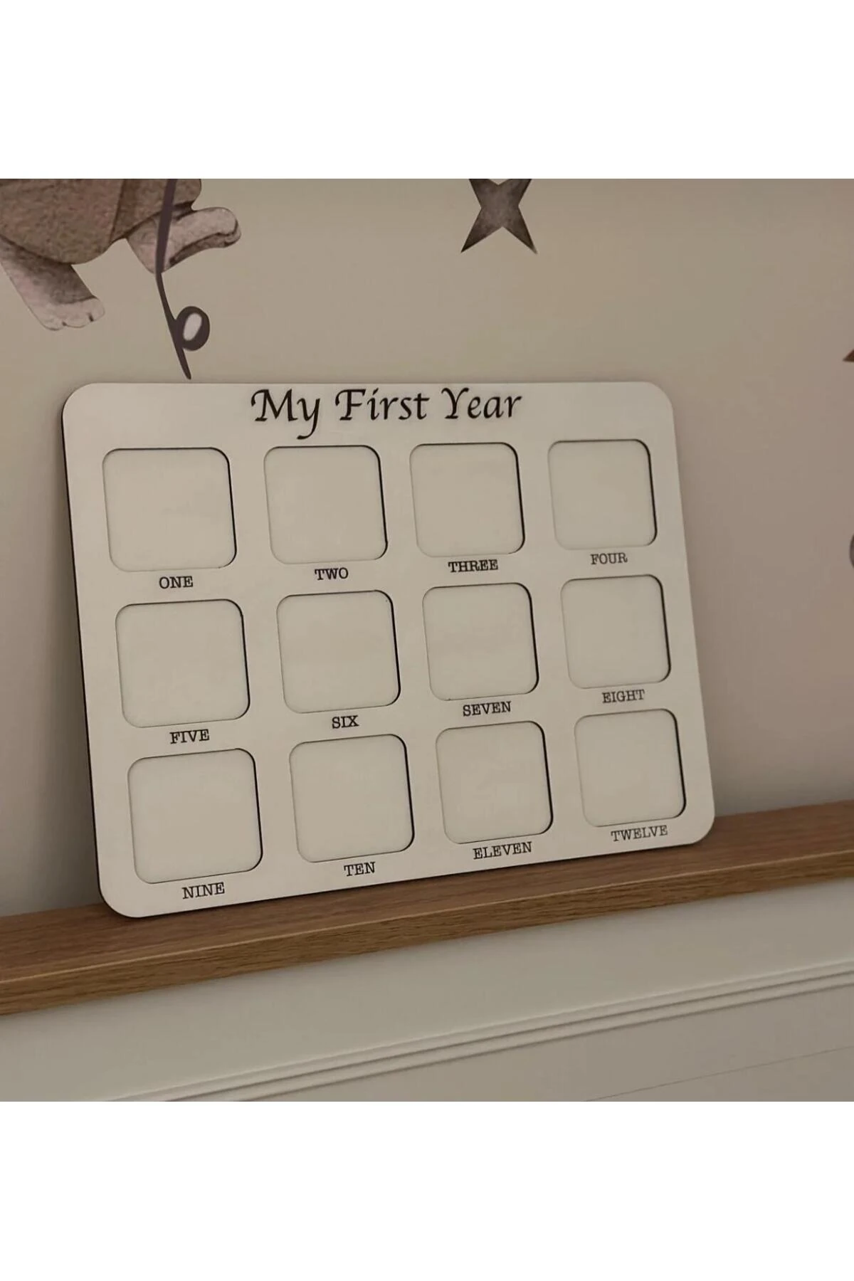 Doğduktan Sonra Ilk 12 Ay Tablo Görüntüleri Hatıra Çerçevesi Anne Bebek Anı Çerçevesi Nasyonel