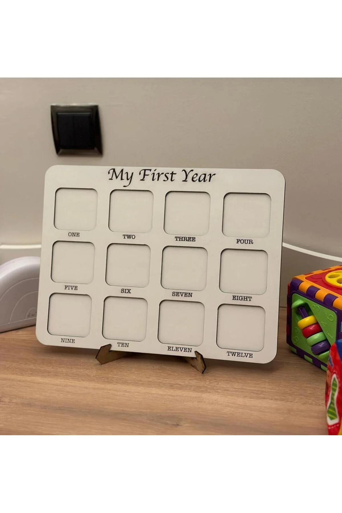 Doğduktan Sonra Ilk 12 Ay Tablo Görüntüleri Hatıra Çerçevesi Anne Bebek Anı Çerçevesi Nasyonel