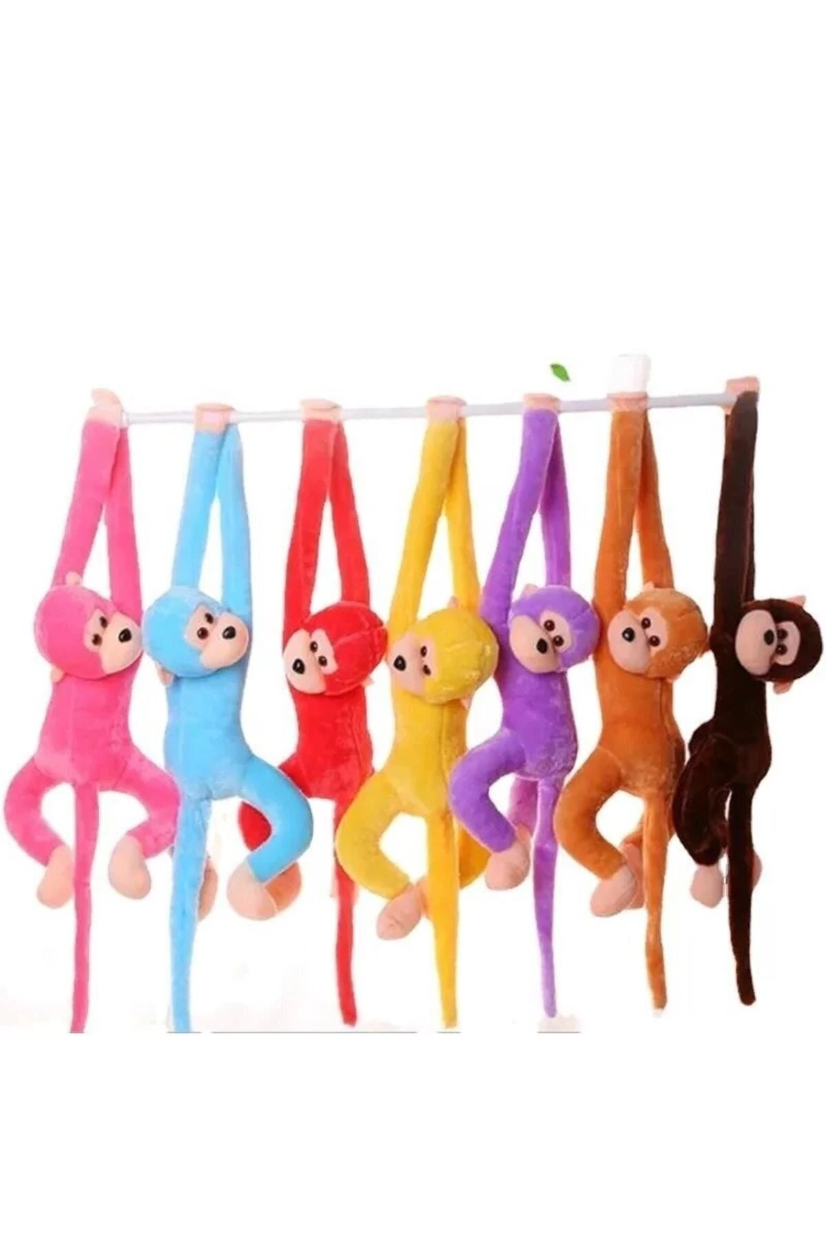 Elleri Yapışan Oyun Ve Uyku Arkadaşı Peluş Maymun Oyuncak Sarılan Maymun