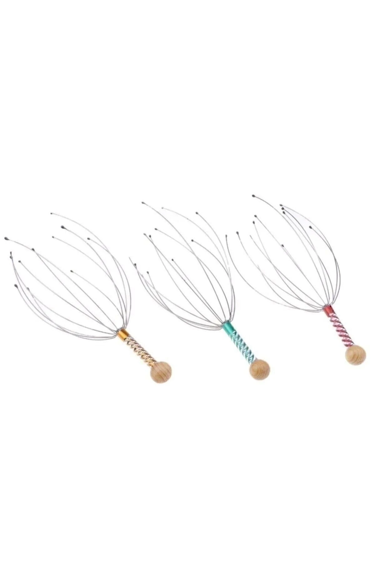 Kafa Masaj Aleti Baş Boyun Kafa Masaj Saç Kaşıma Teli 1 Adet