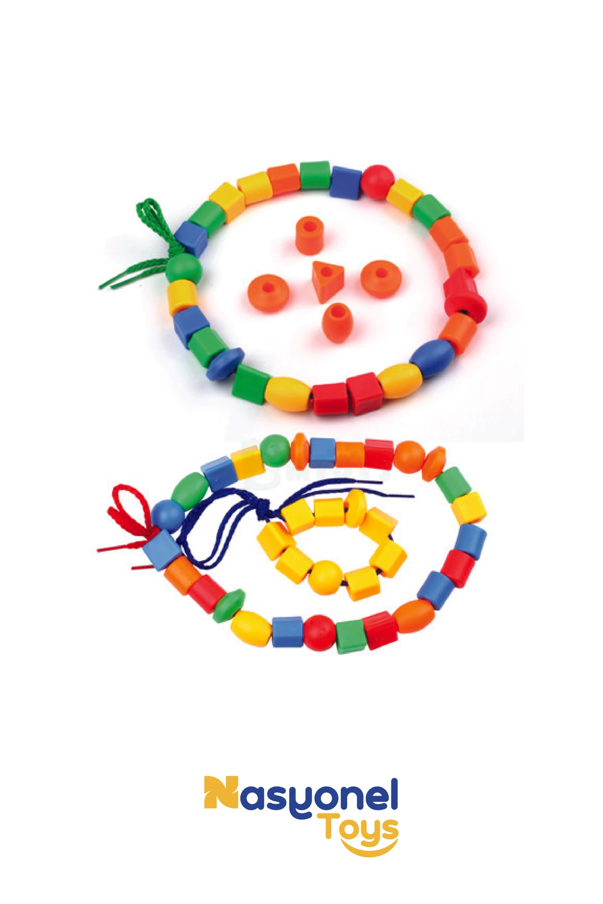 Line Up Boncuk Dizme Oyunu 30 Parça | Eğitici El-Göz Koordinasyon Oyuncağı |